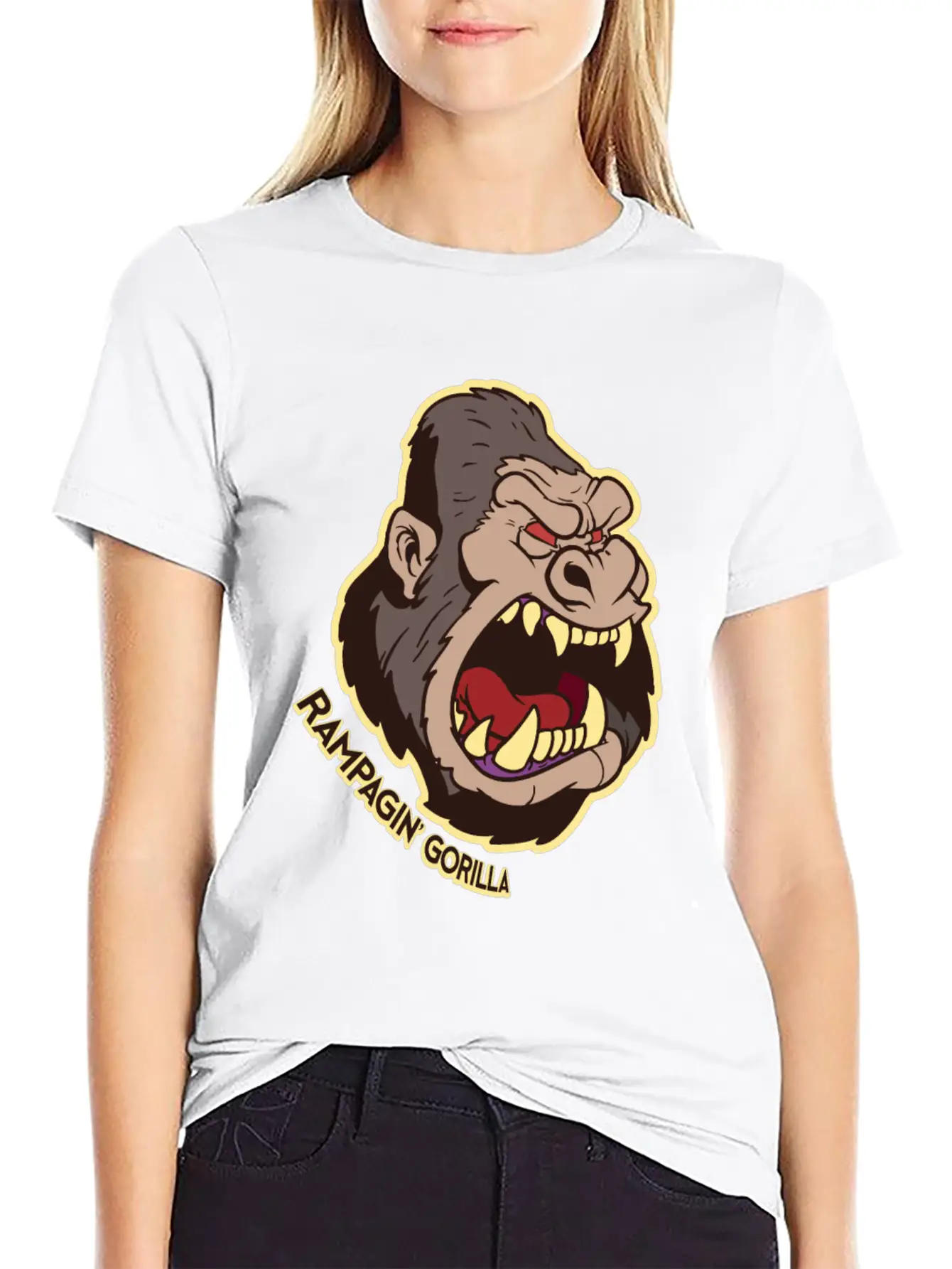 Gorilla Casual Graphic T-Shirt – Simple And Comfortable Daily Wear