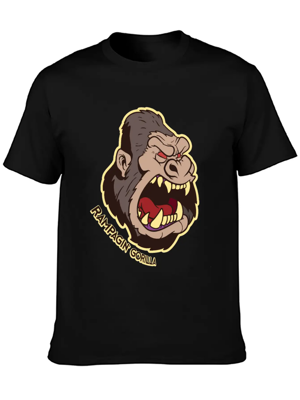 Gorilla Casual Graphic T-Shirt – Simple And Comfortable Daily Wear