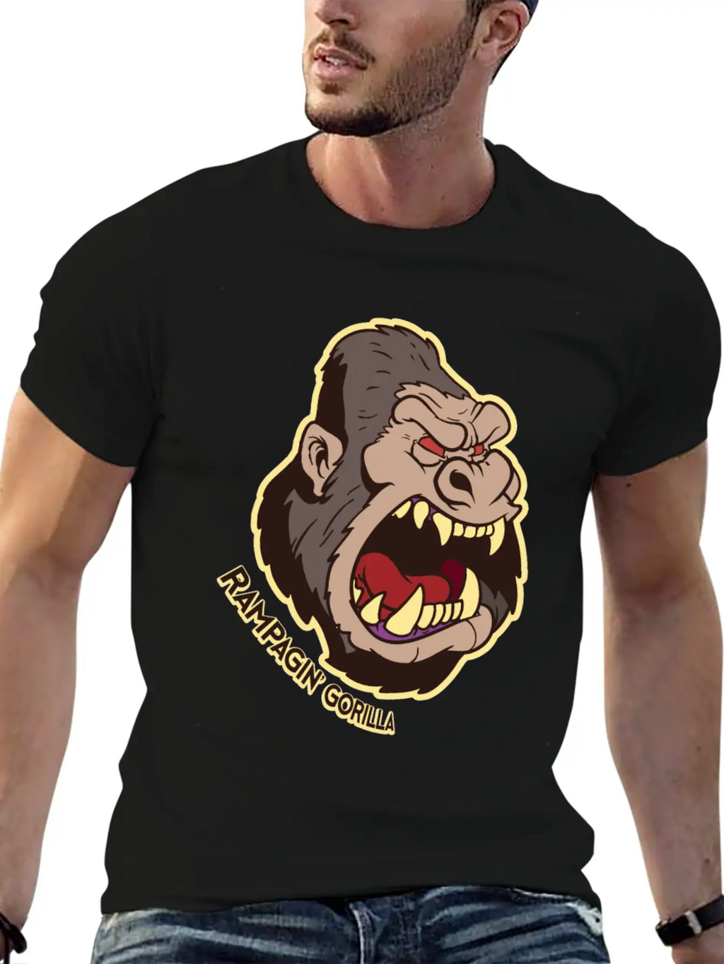 Gorilla Casual Graphic T-Shirt – Simple And Comfortable Daily Wear