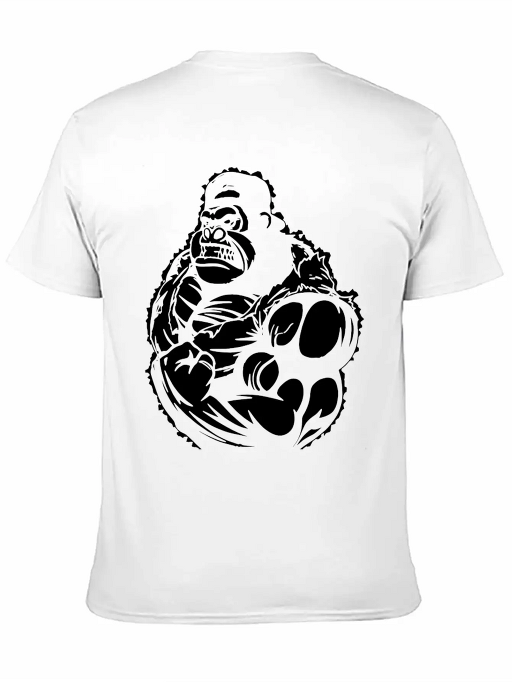 Gorilla Flexing Workout Unisex Casual T-Shirt – Clean Design For Daily Comfort