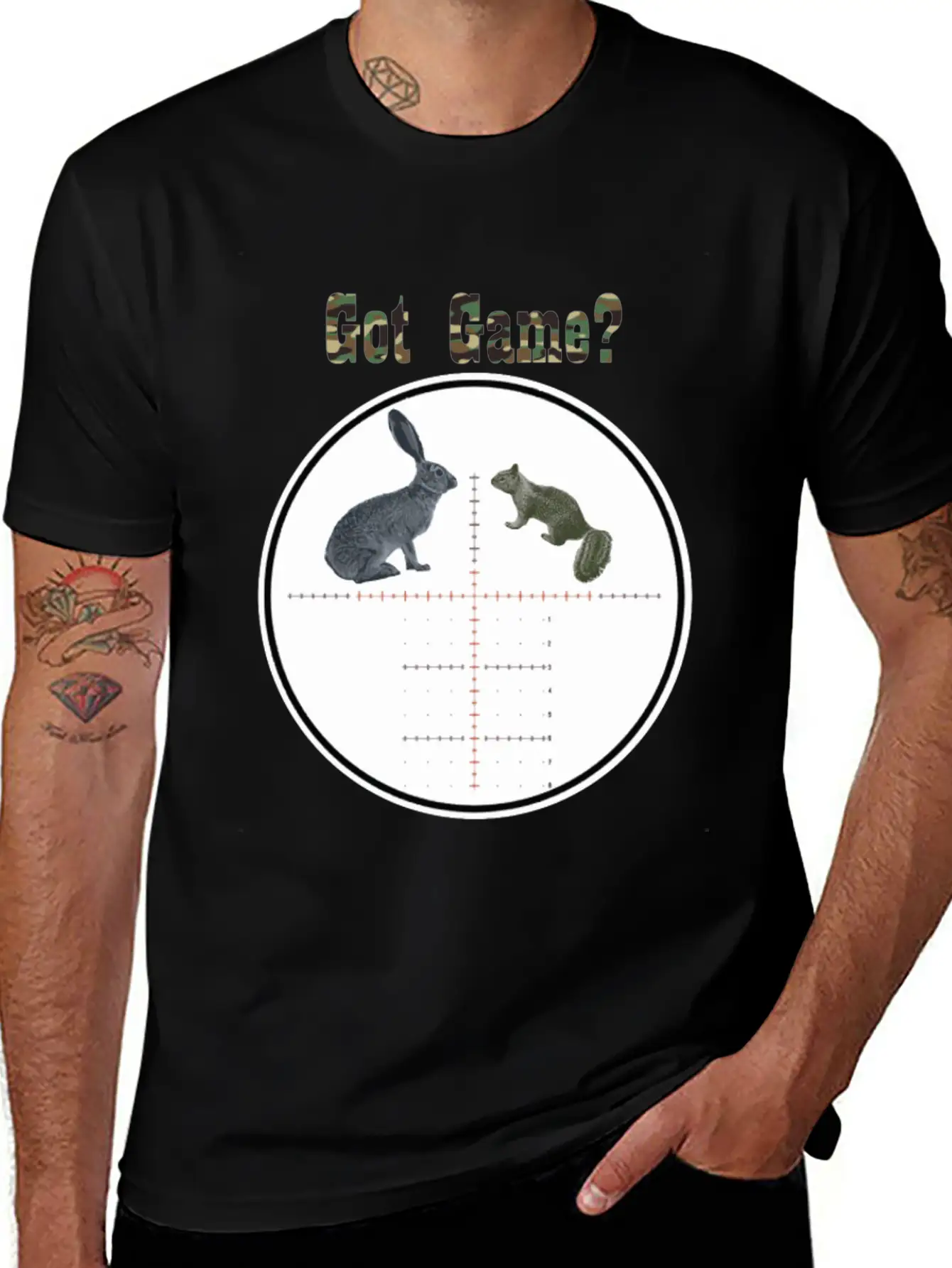"Got Game" Air Rifle Hunter T-shirt Unisex Casual T-Shirt – Clean Design For Daily Comfort