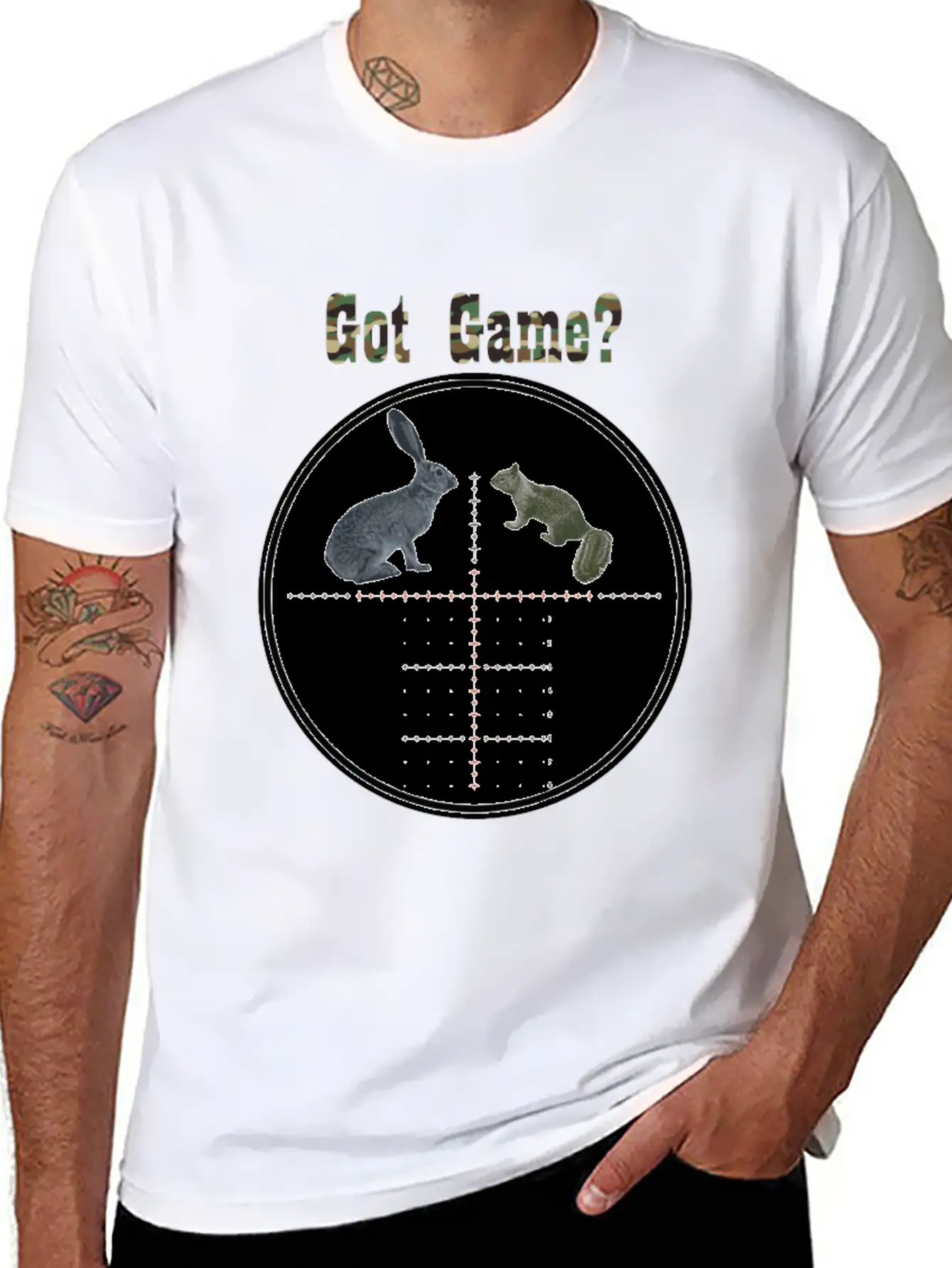 "Got Game" Air Rifle Hunter T-shirt Unisex Casual T-Shirt – Clean Design For Daily Comfort