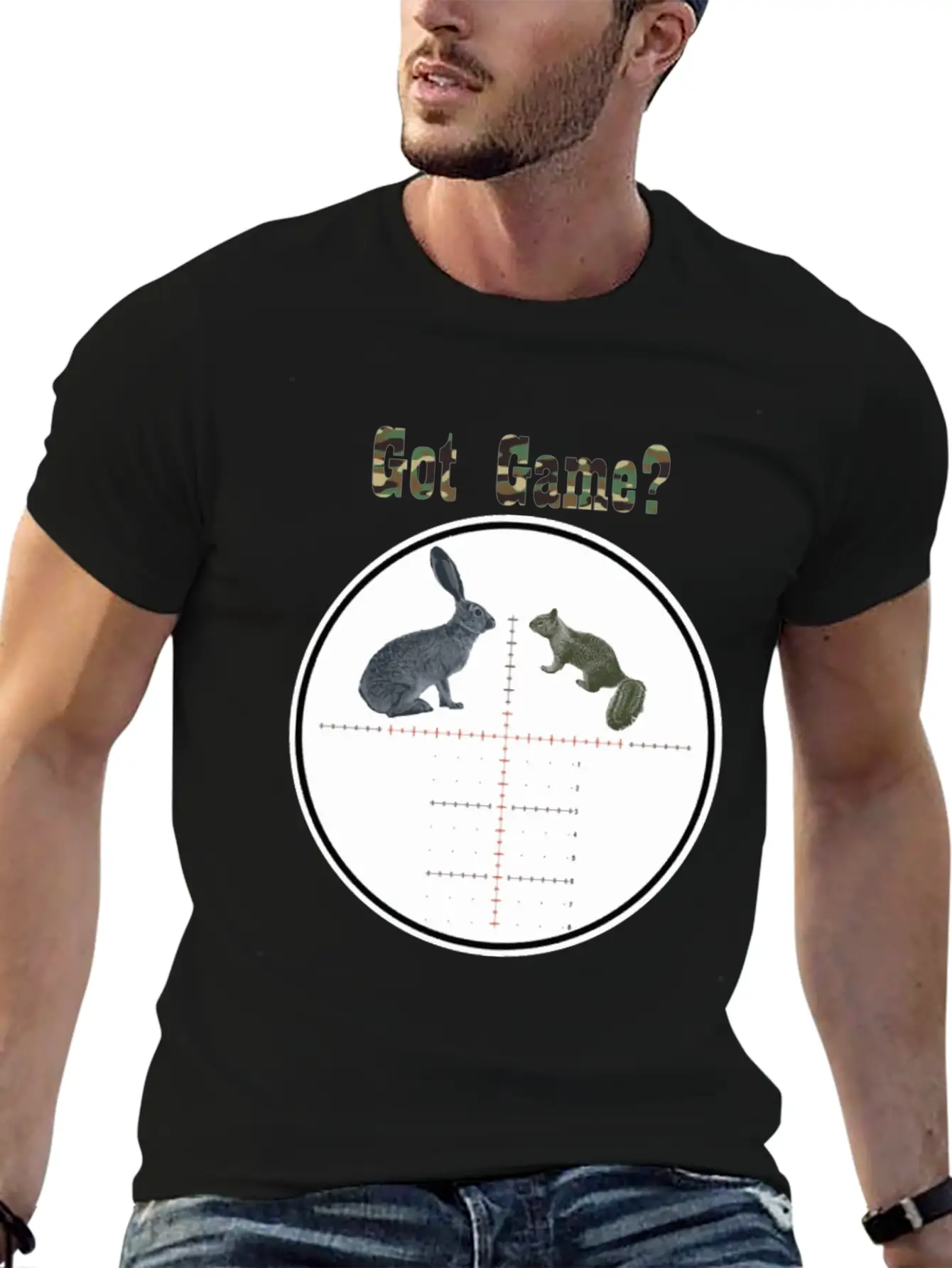 "Got Game" Air Rifle Hunter T-shirt Unisex Casual T-Shirt – Clean Design For Daily Comfort