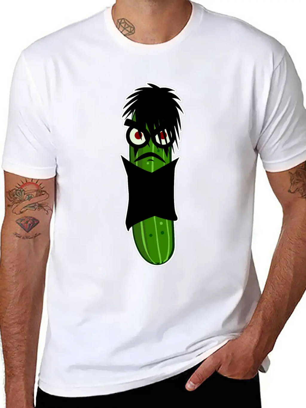 Goth Cucumber Gothic Unisex Casual T-Shirt – Clean Design For Daily Comfort