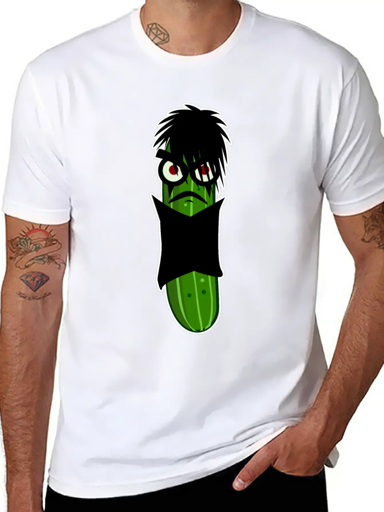 Goth Cucumber Gothic Unisex Casual T-Shirt – Clean Design For Daily Comfort