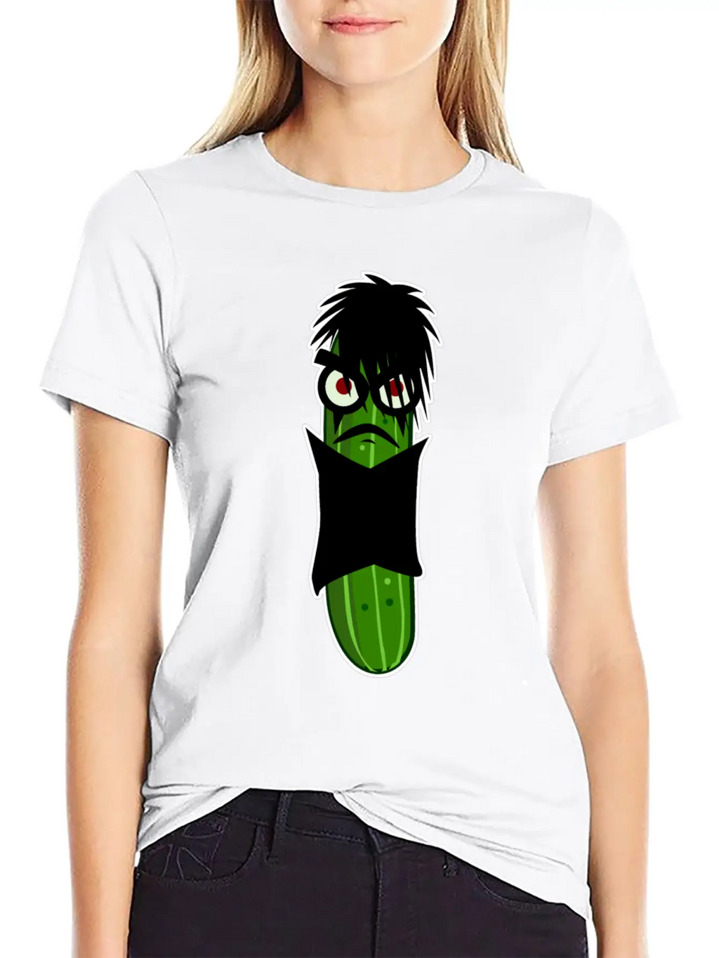 Goth Cucumber Gothic Unisex Casual T-Shirt – Clean Design For Daily Comfort