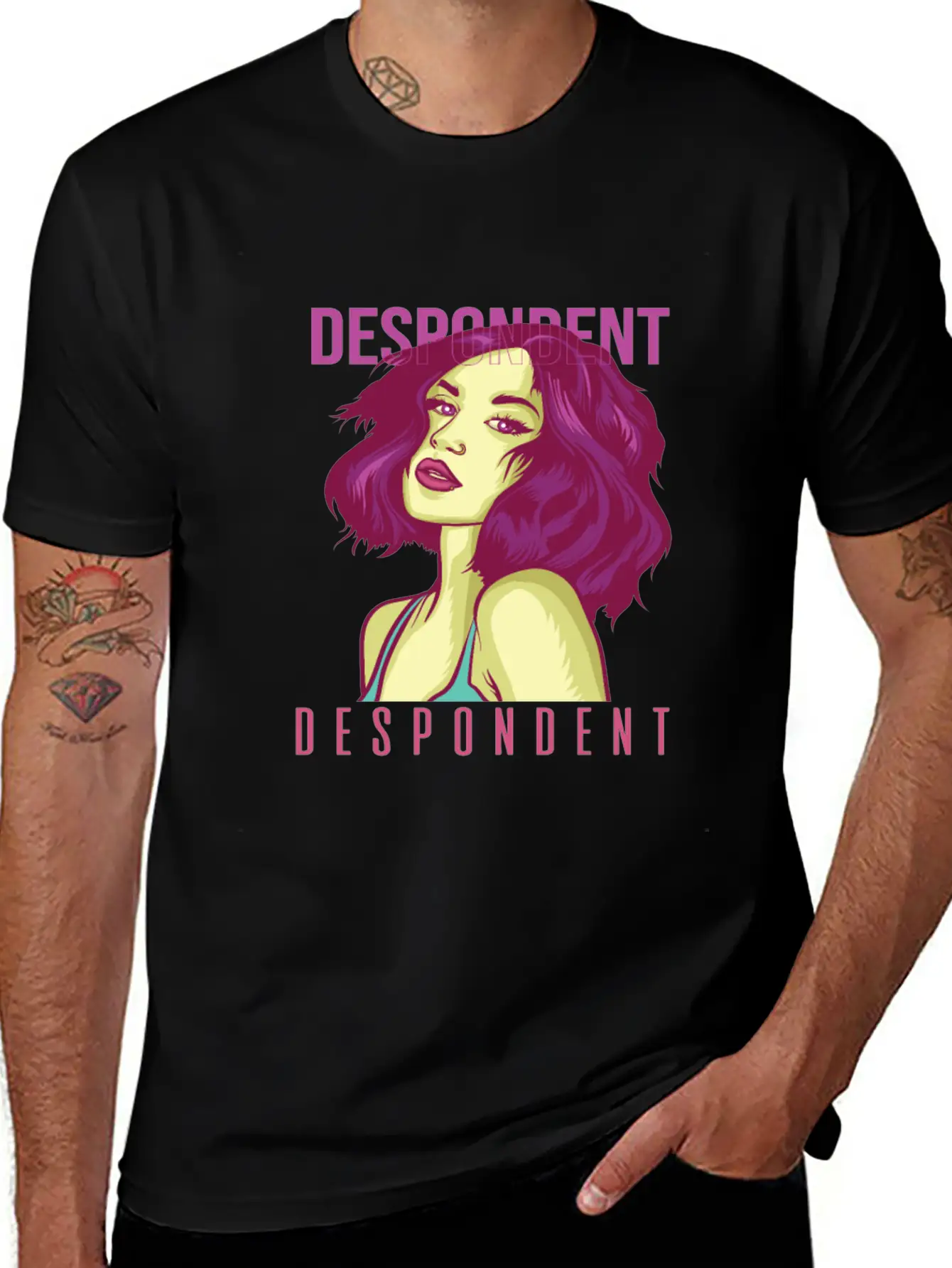 Goth Punk Girl Aesthetic Pastel Gothic Product Unisex Short Sleeve Soft Cotton T-Shirt – Casual Everyday Wear