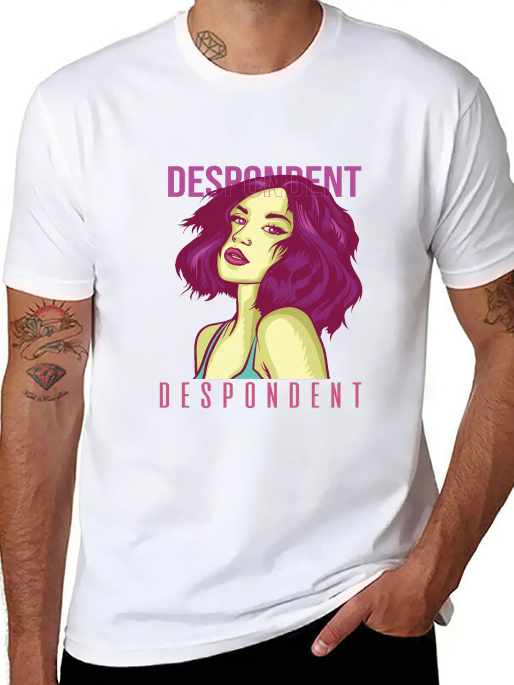 Goth Punk Girl Aesthetic Pastel Gothic Product Unisex Short Sleeve Soft Cotton T-Shirt – Casual Everyday Wear