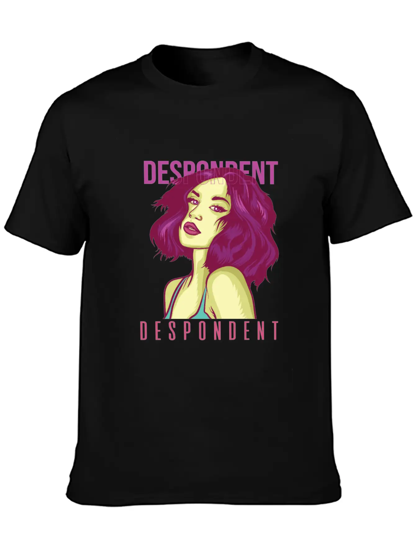 Goth Punk Girl Aesthetic Pastel Gothic Product Unisex Short Sleeve Soft Cotton T-Shirt – Casual Everyday Wear