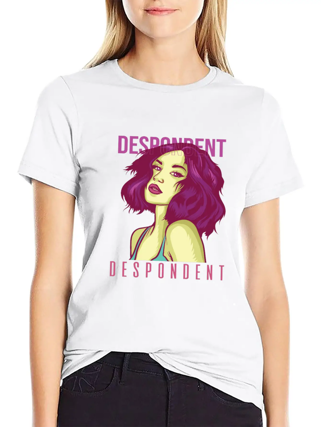 Goth Punk Girl Aesthetic Pastel Gothic Product Unisex Short Sleeve Soft Cotton T-Shirt – Casual Everyday Wear