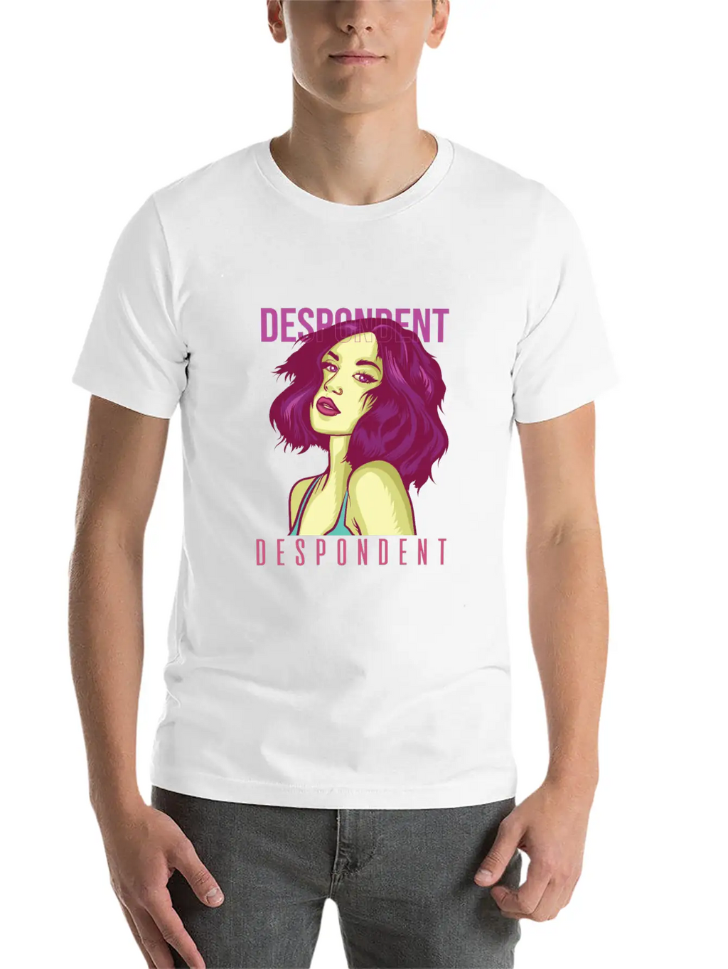Goth Punk Girl Aesthetic Pastel Gothic Product Unisex Short Sleeve Soft Cotton T-Shirt – Casual Everyday Wear