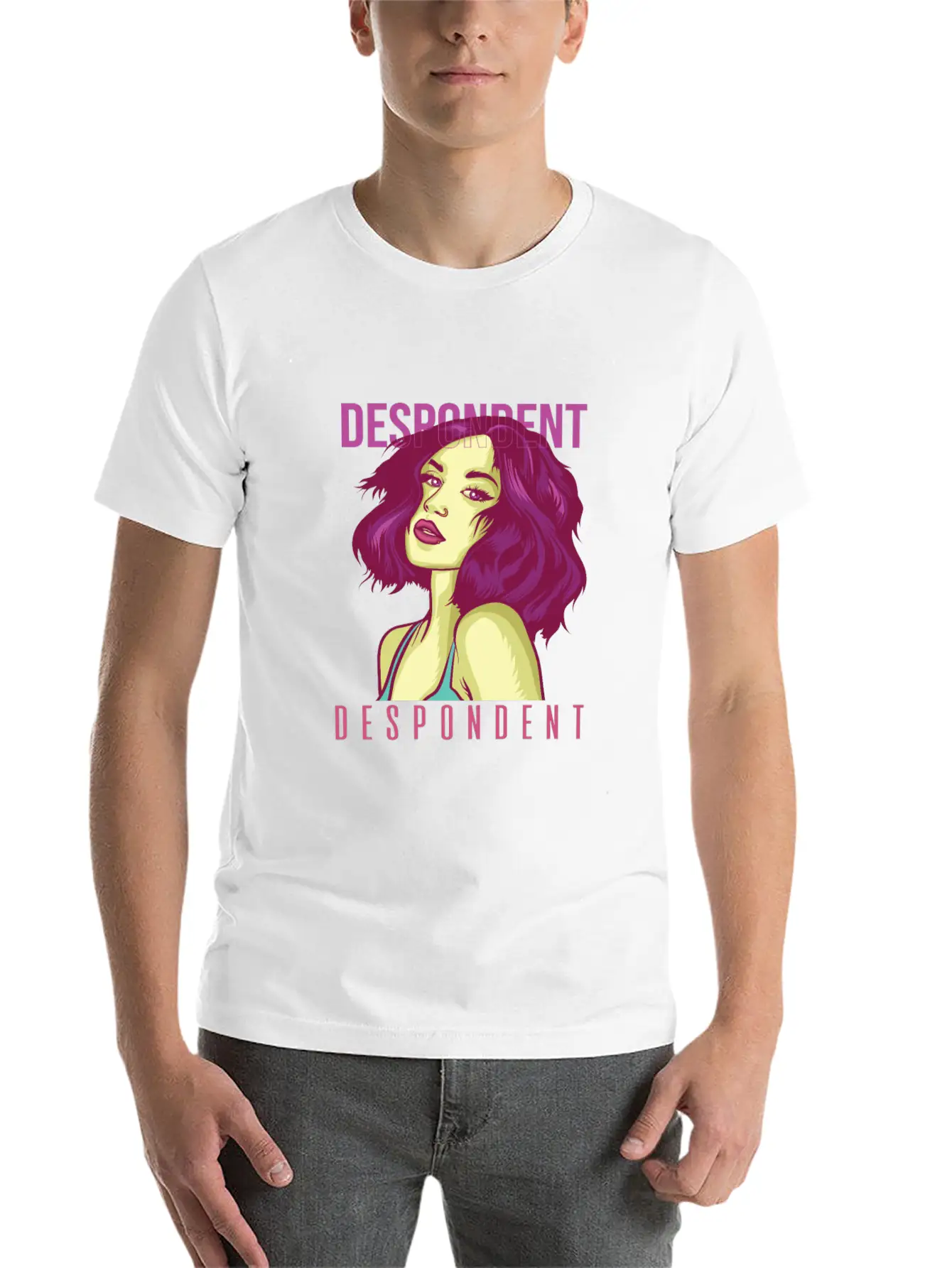 Goth Punk Girl Aesthetic Pastel Gothic Product Unisex Short Sleeve Soft Cotton T-Shirt – Casual Everyday Wear