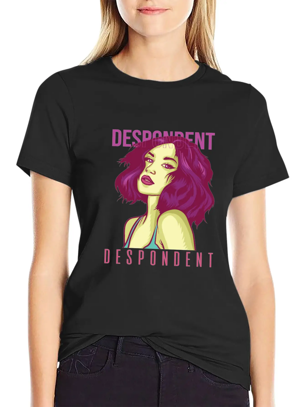 Goth Punk Girl Aesthetic Pastel Gothic Product Unisex Short Sleeve Soft Cotton T-Shirt – Casual Everyday Wear