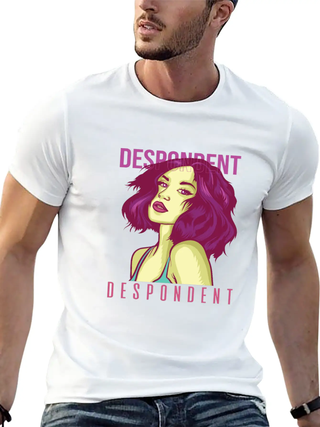 Goth Punk Girl Aesthetic Pastel Gothic Product Unisex Short Sleeve Soft Cotton T-Shirt – Casual Everyday Wear