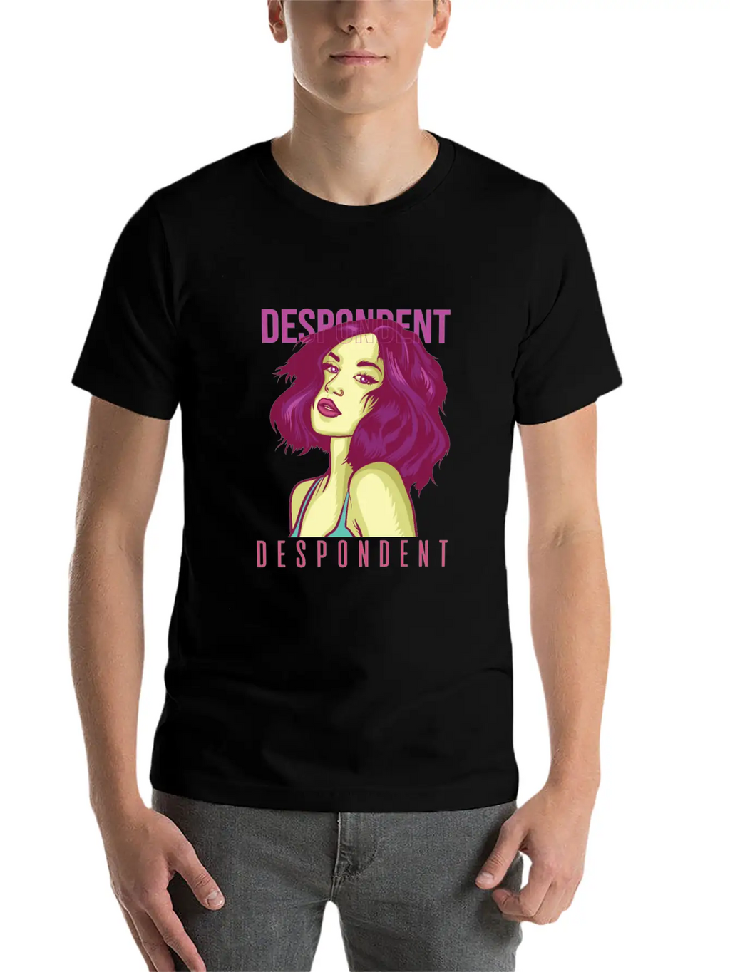 Goth Punk Girl Aesthetic Pastel Gothic Product Unisex Short Sleeve Soft Cotton T-Shirt – Casual Everyday Wear