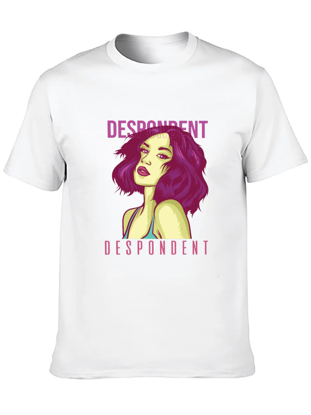 Goth Punk Girl Aesthetic Pastel Gothic Product Unisex Short Sleeve Soft Cotton T-Shirt – Casual Everyday Wear