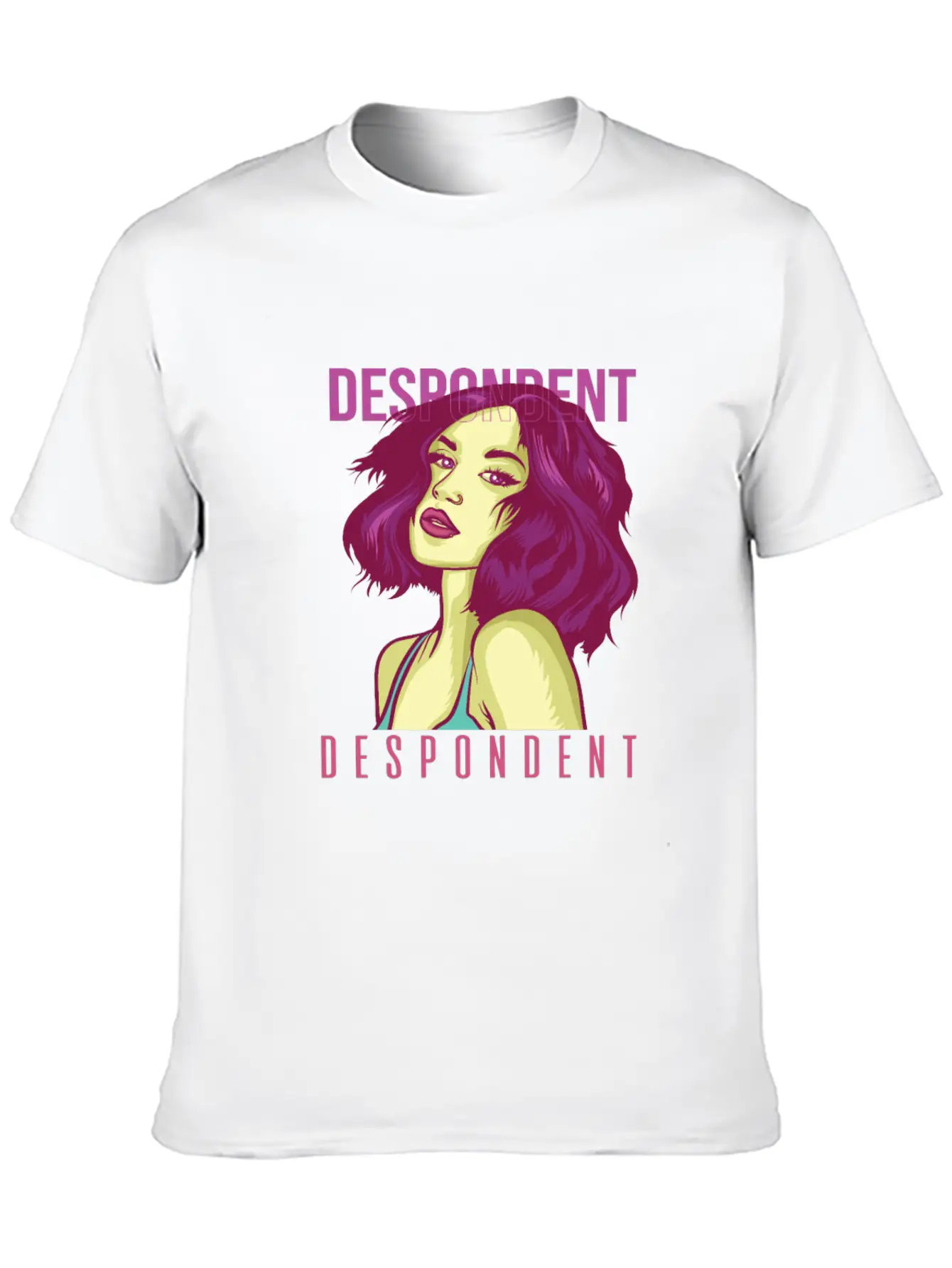 Goth Punk Girl Aesthetic Pastel Gothic Product Unisex Short Sleeve Soft Cotton T-Shirt – Casual Everyday Wear