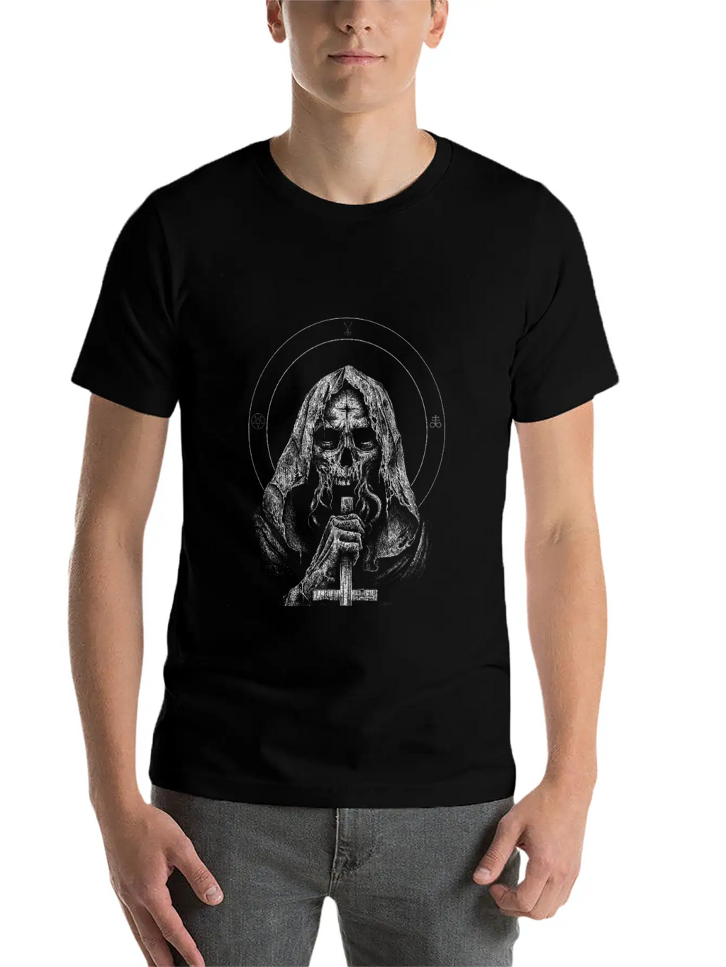 Gothic Evil Occultist Casual Graphic T-Shirt – Simple And Comfortable Daily Wear