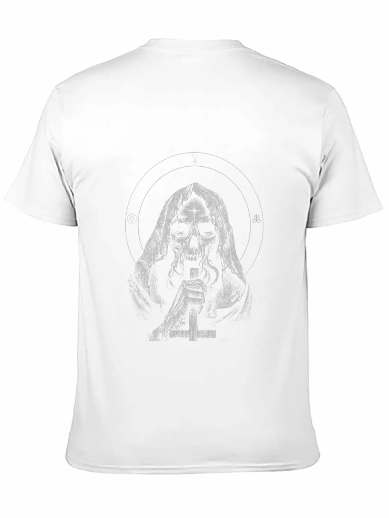 Gothic Evil Occultist Casual Graphic T-Shirt – Simple And Comfortable Daily Wear