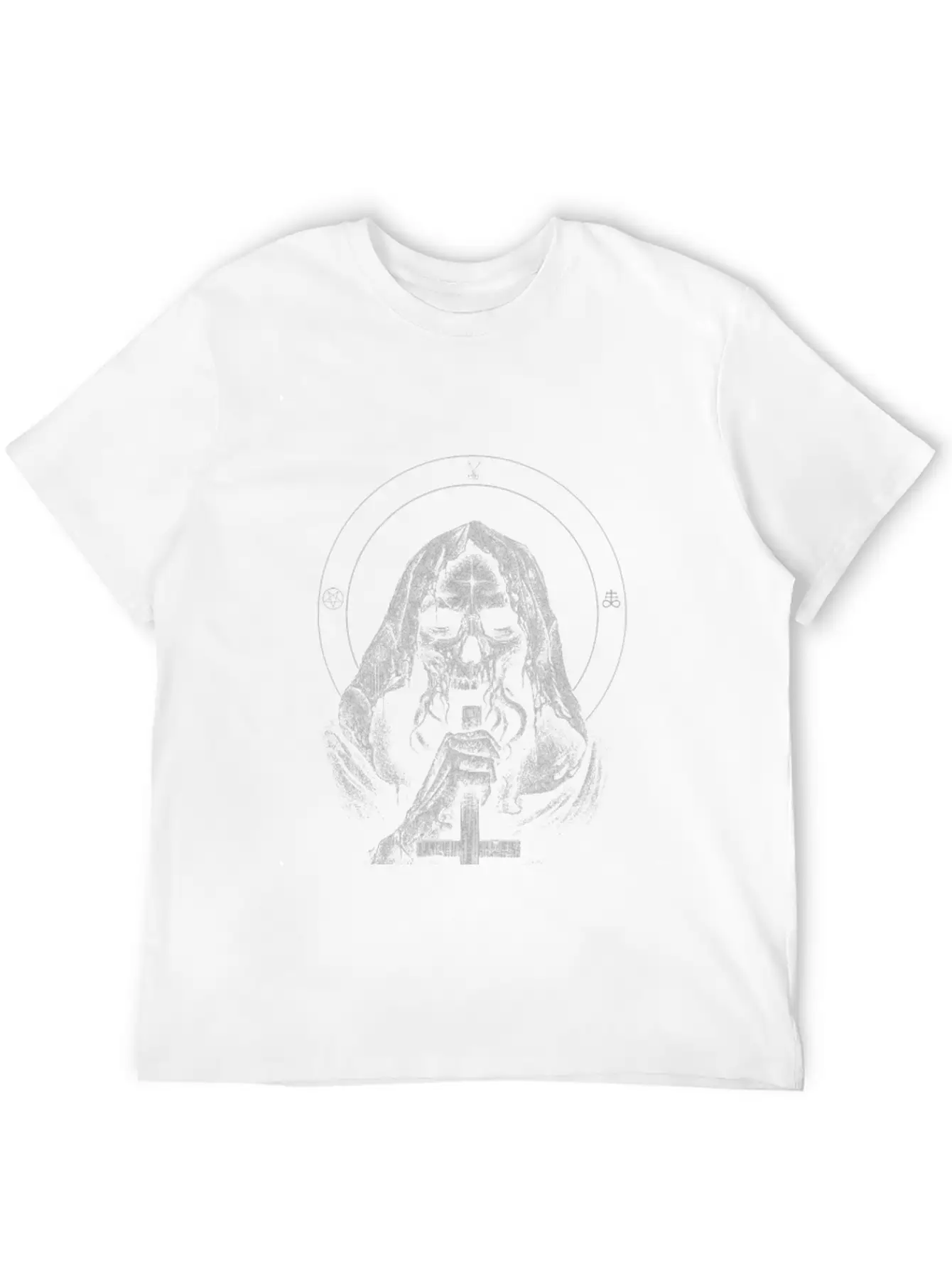 Gothic Evil Occultist Casual Graphic T-Shirt – Simple And Comfortable Daily Wear