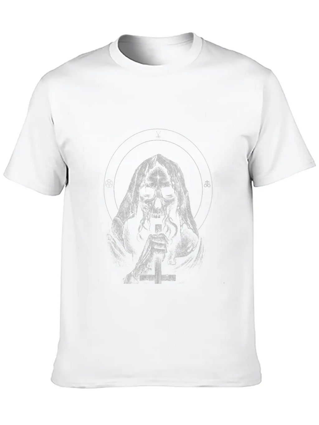 Gothic Evil Occultist Casual Graphic T-Shirt – Simple And Comfortable Daily Wear