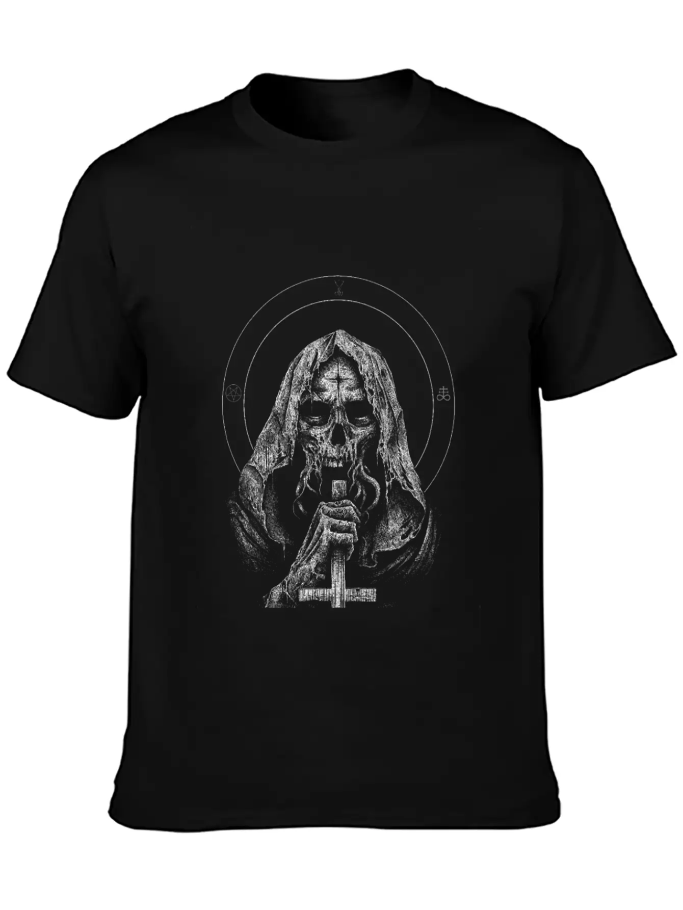 Gothic Evil Occultist Casual Graphic T-Shirt – Simple And Comfortable Daily Wear
