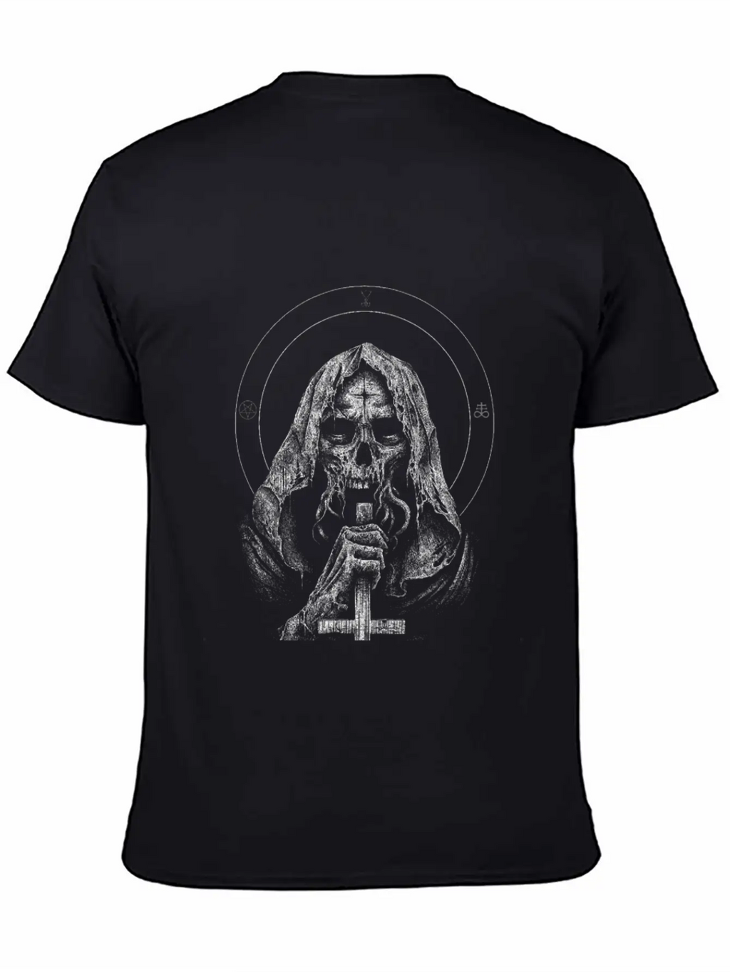 Gothic Evil Occultist Casual Graphic T-Shirt – Simple And Comfortable Daily Wear