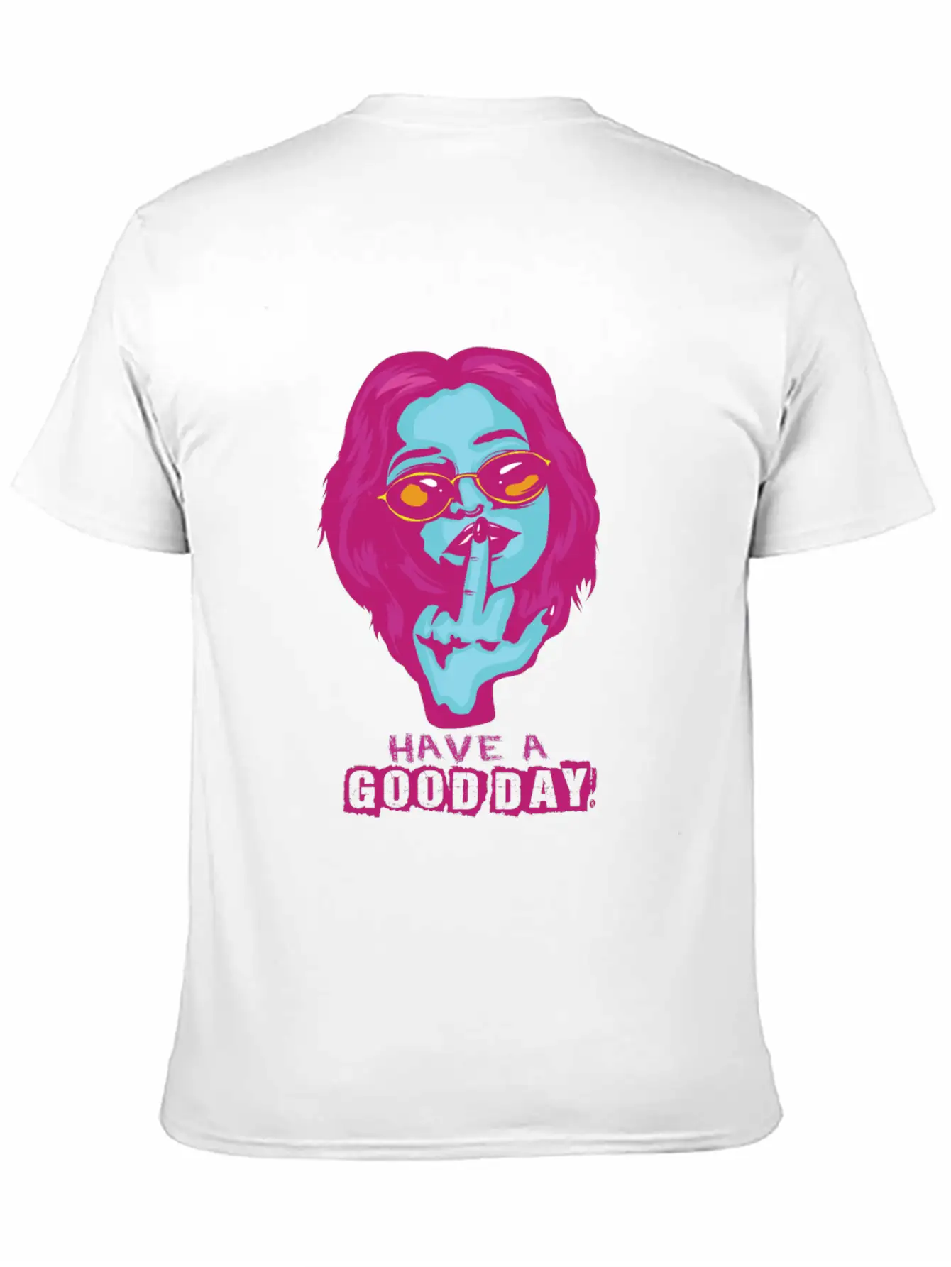 Gothic Middle Finger Pastel Goth Gift Design Unisex Casual T-Shirt – Clean Design For Daily Comfort