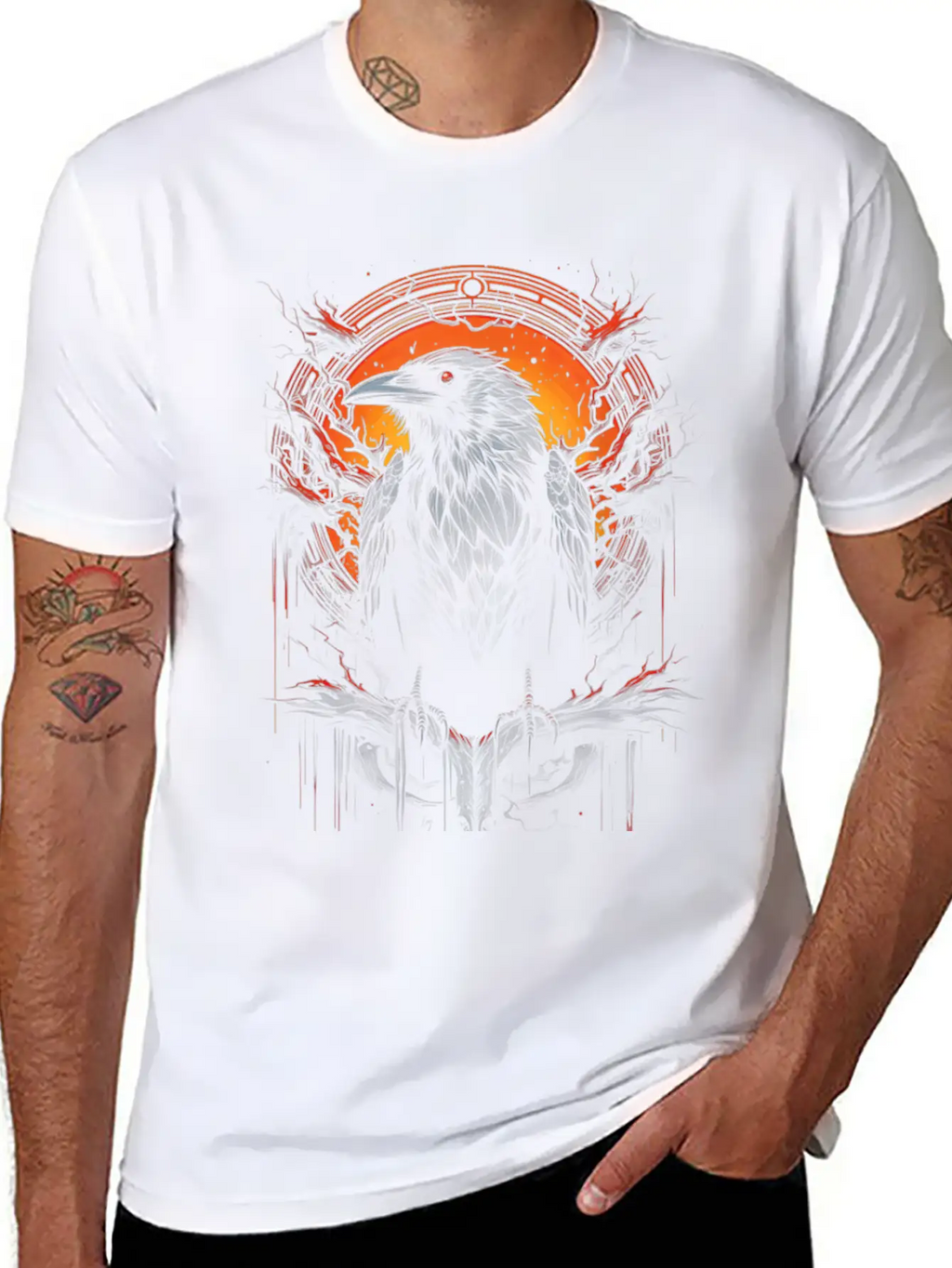 Gothic Occult Viking Witchcraft Unisex Short Sleeve Soft Cotton T-Shirt – Casual Everyday Wear