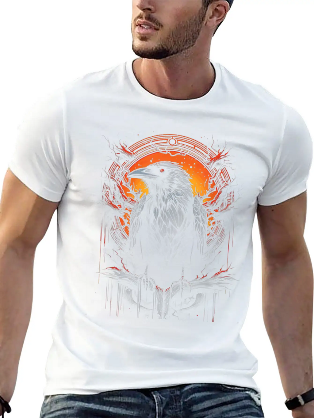 Gothic Occult Viking Witchcraft Unisex Short Sleeve Soft Cotton T-Shirt – Casual Everyday Wear