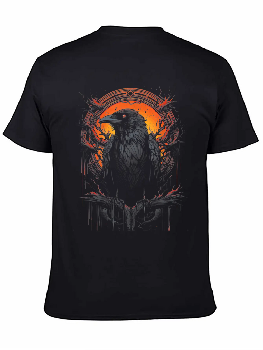 Gothic Occult Viking Witchcraft Unisex Short Sleeve Soft Cotton T-Shirt – Casual Everyday Wear