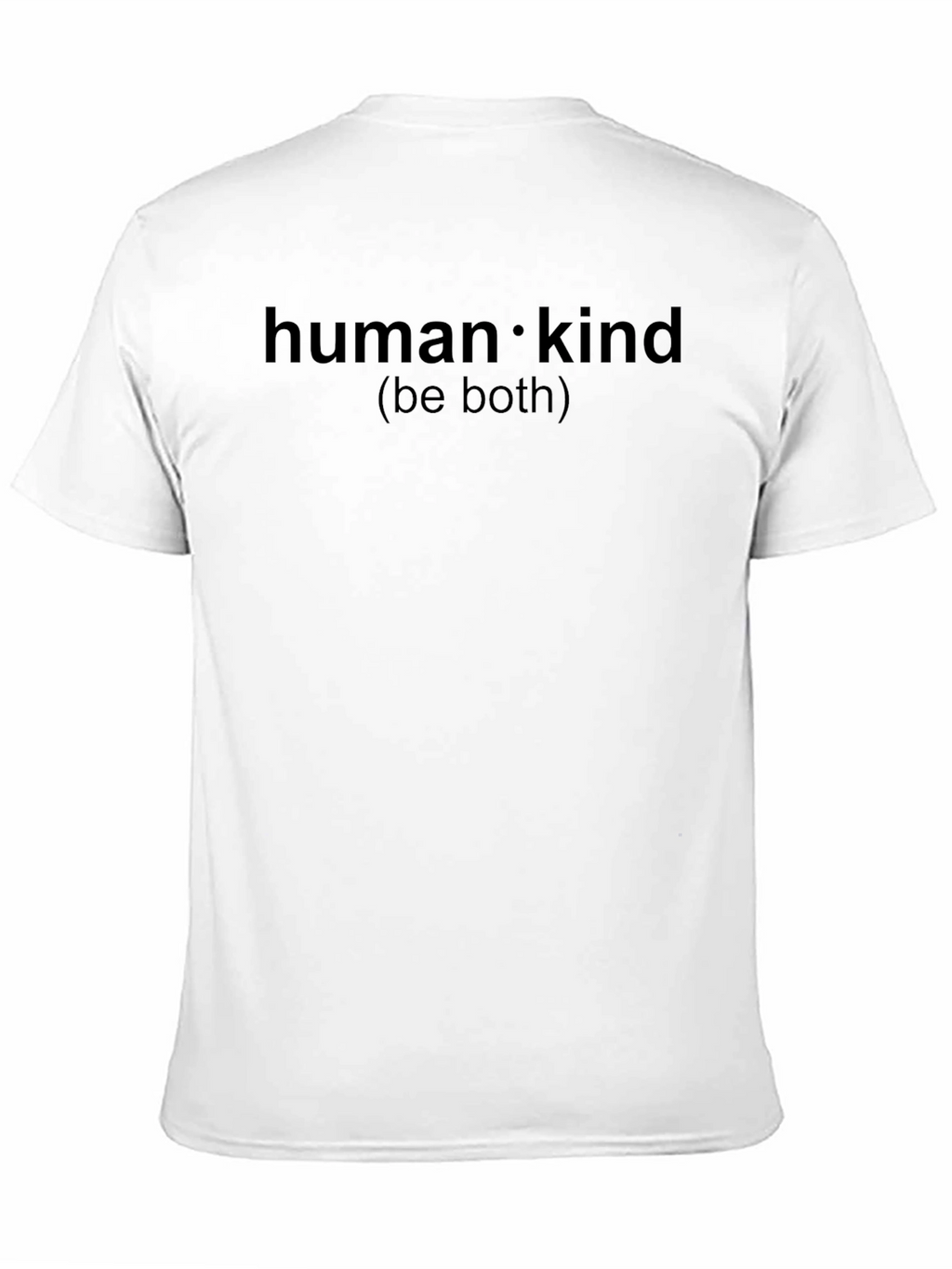 Human Kind Be Both Black Tee