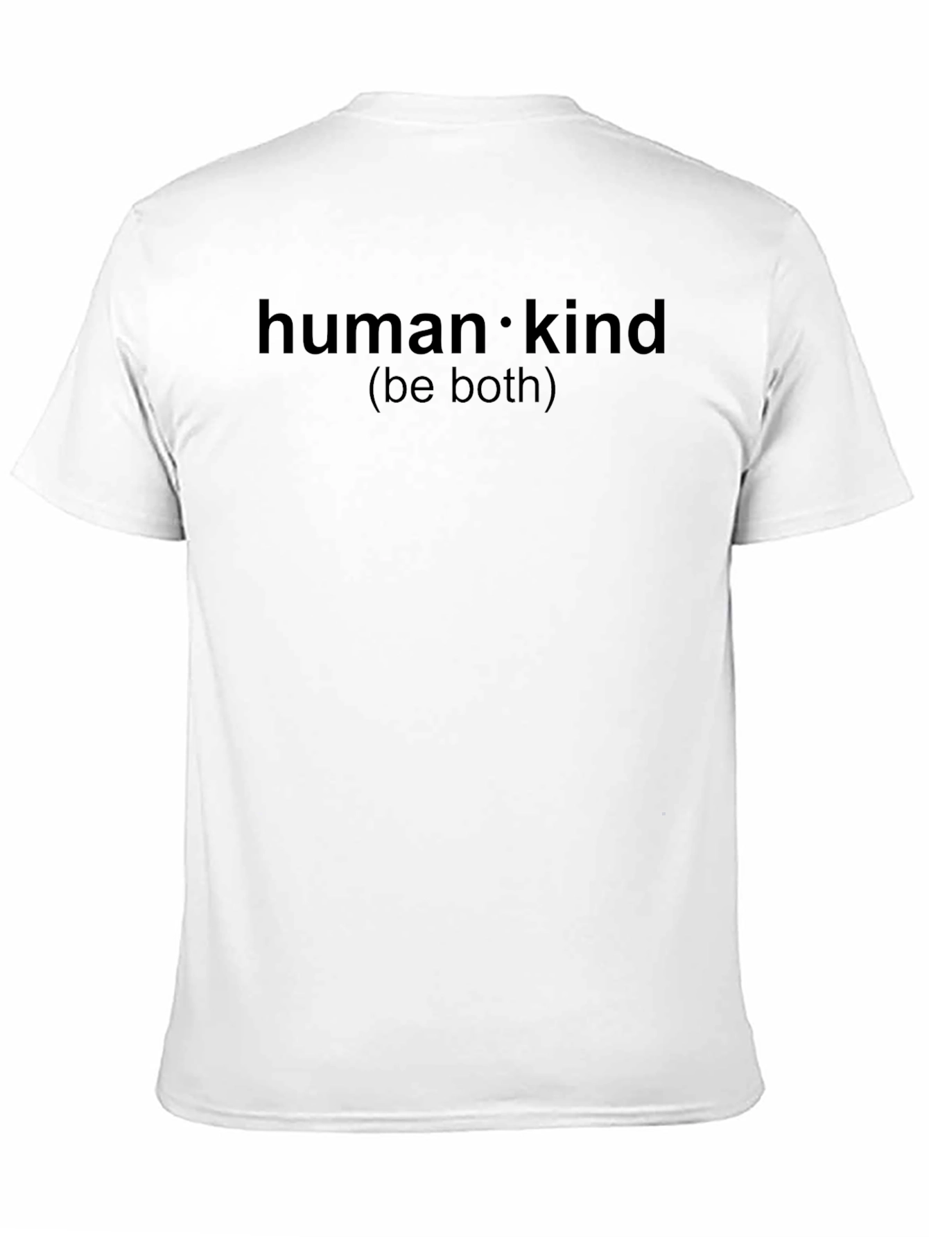 Human Kind Be Both Black Tee