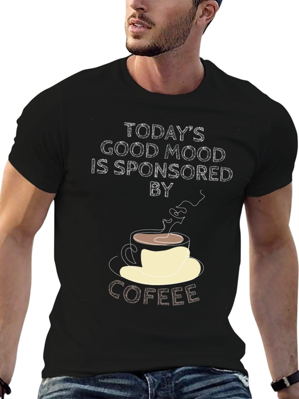 Coffee Mood T-Shirt: Funny Graphic Tee