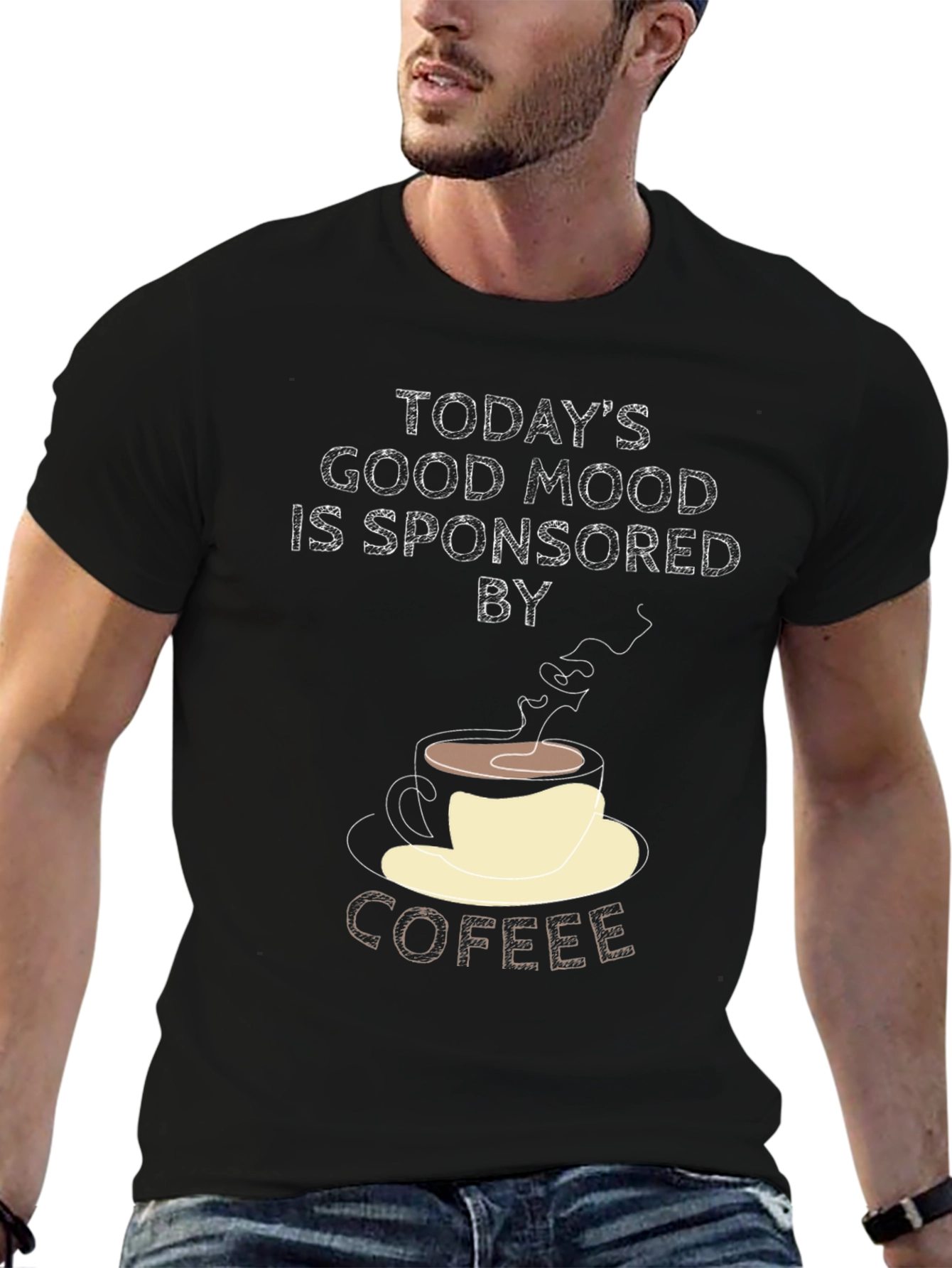 Coffee Mood T-Shirt: Funny Graphic Tee