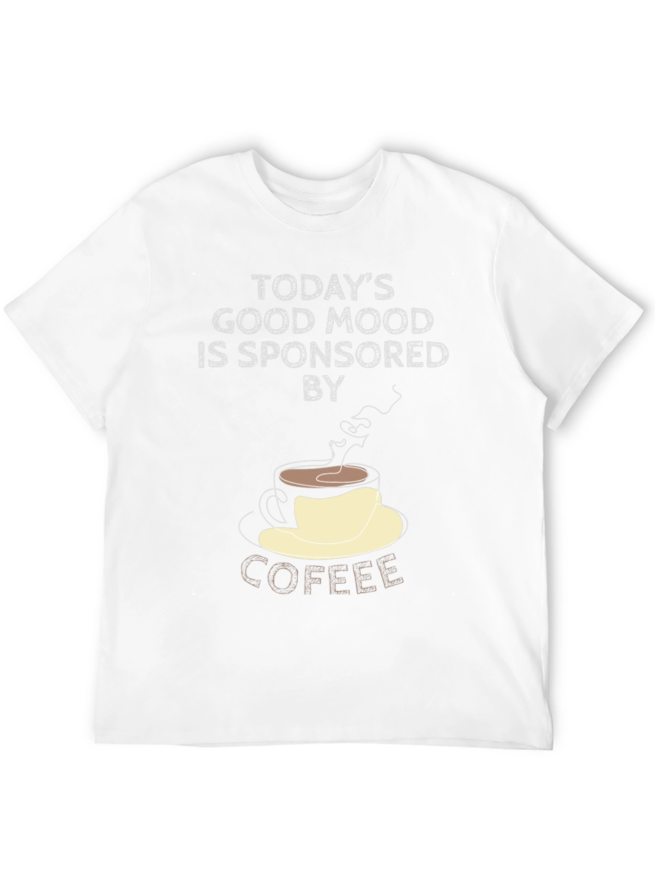 Coffee Mood T-Shirt: Funny Graphic Tee