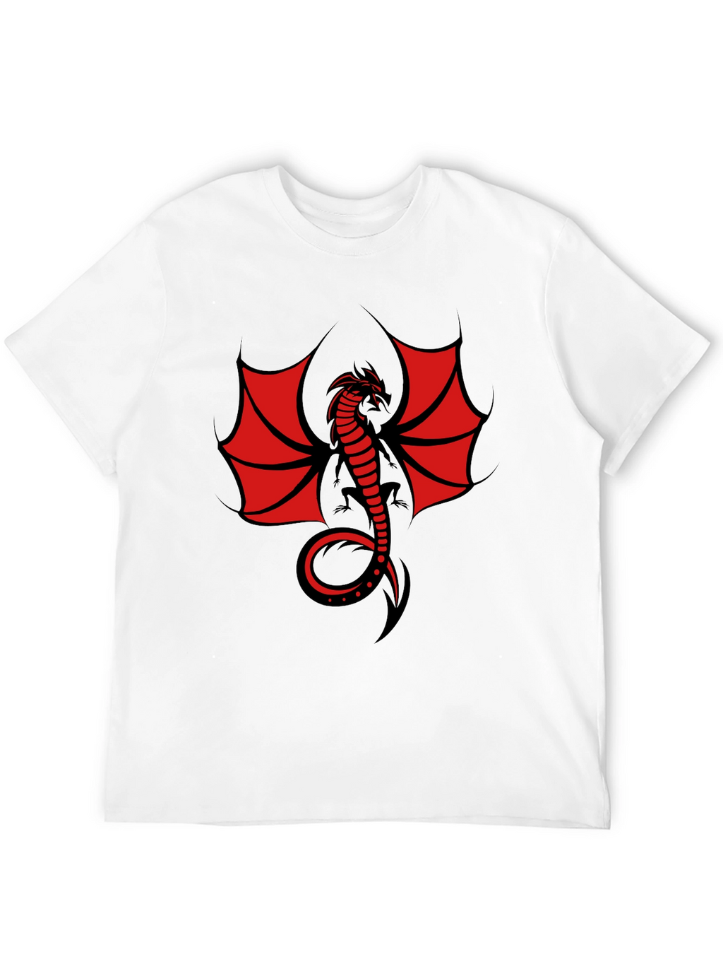 Dragon Graphic T-Shirt - Mens Black Tee