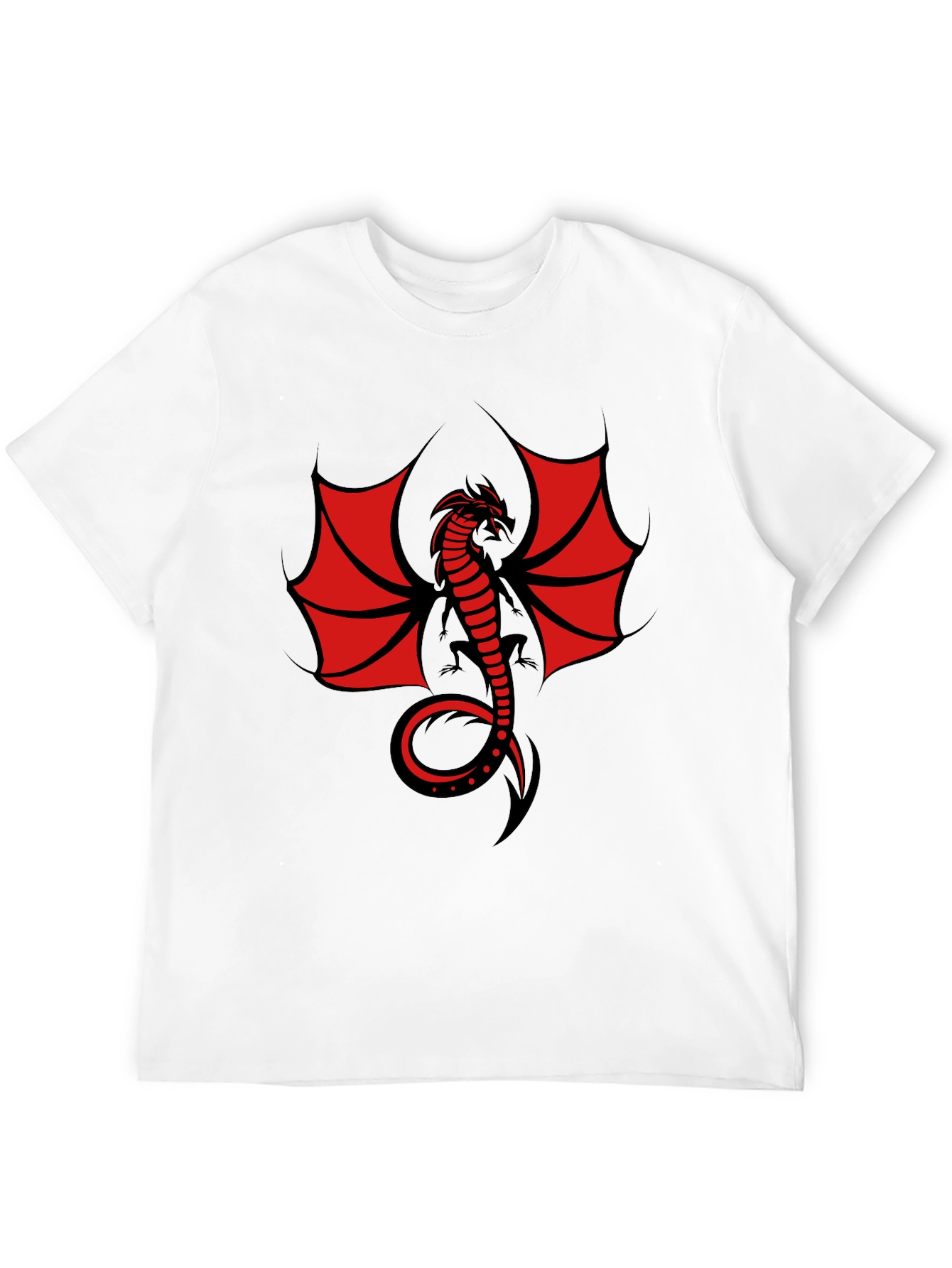 Dragon Graphic T-Shirt - Mens Black Tee