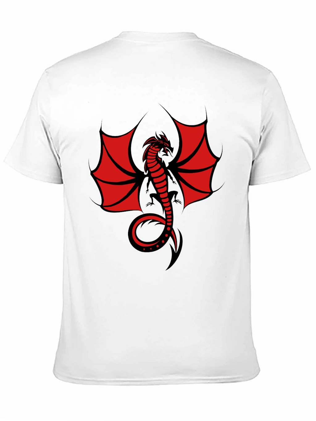 Dragon Graphic T-Shirt - Mens Black Tee