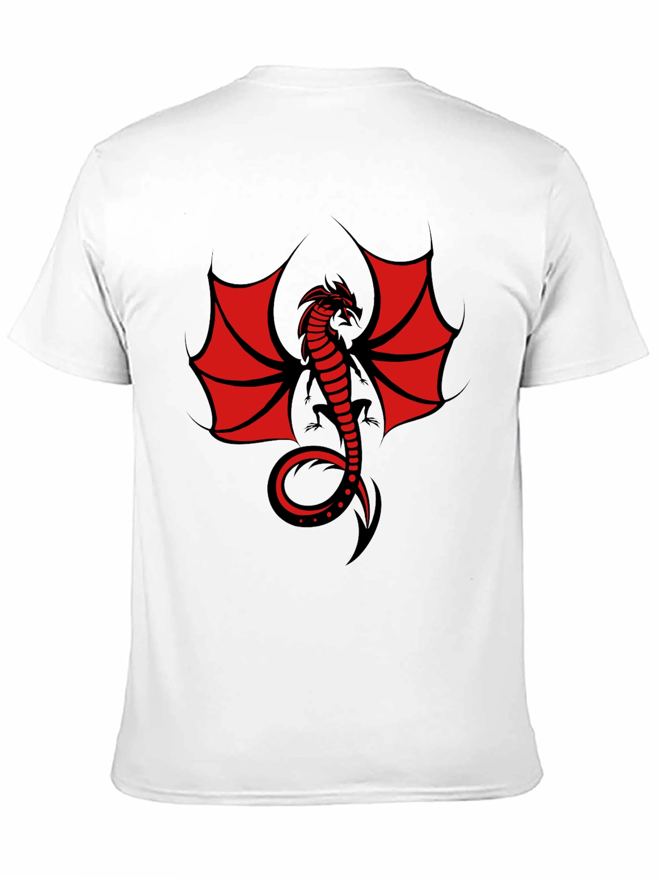 Dragon Graphic T-Shirt - Mens Black Tee