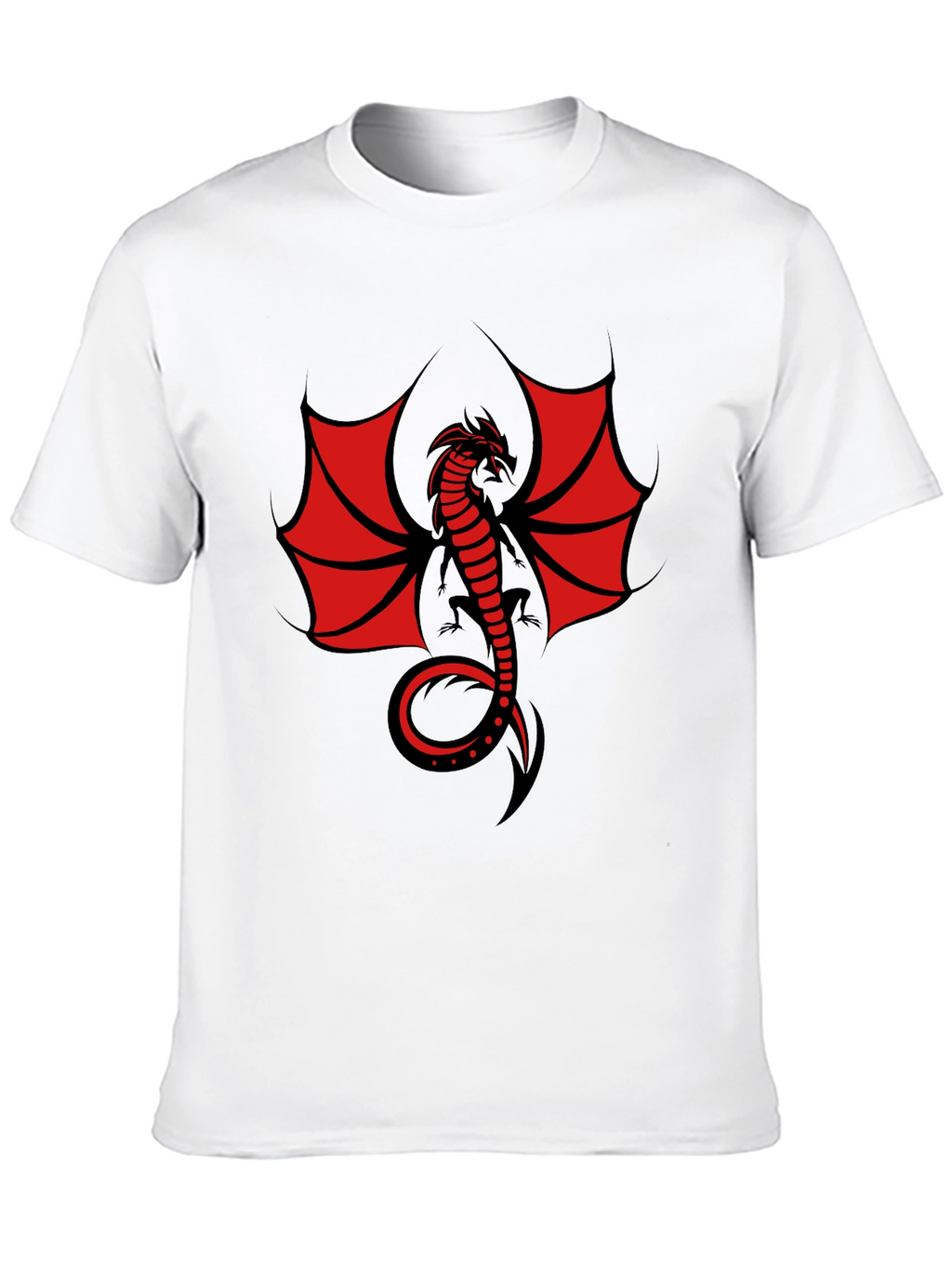 Dragon Graphic T-Shirt - Mens Black Tee