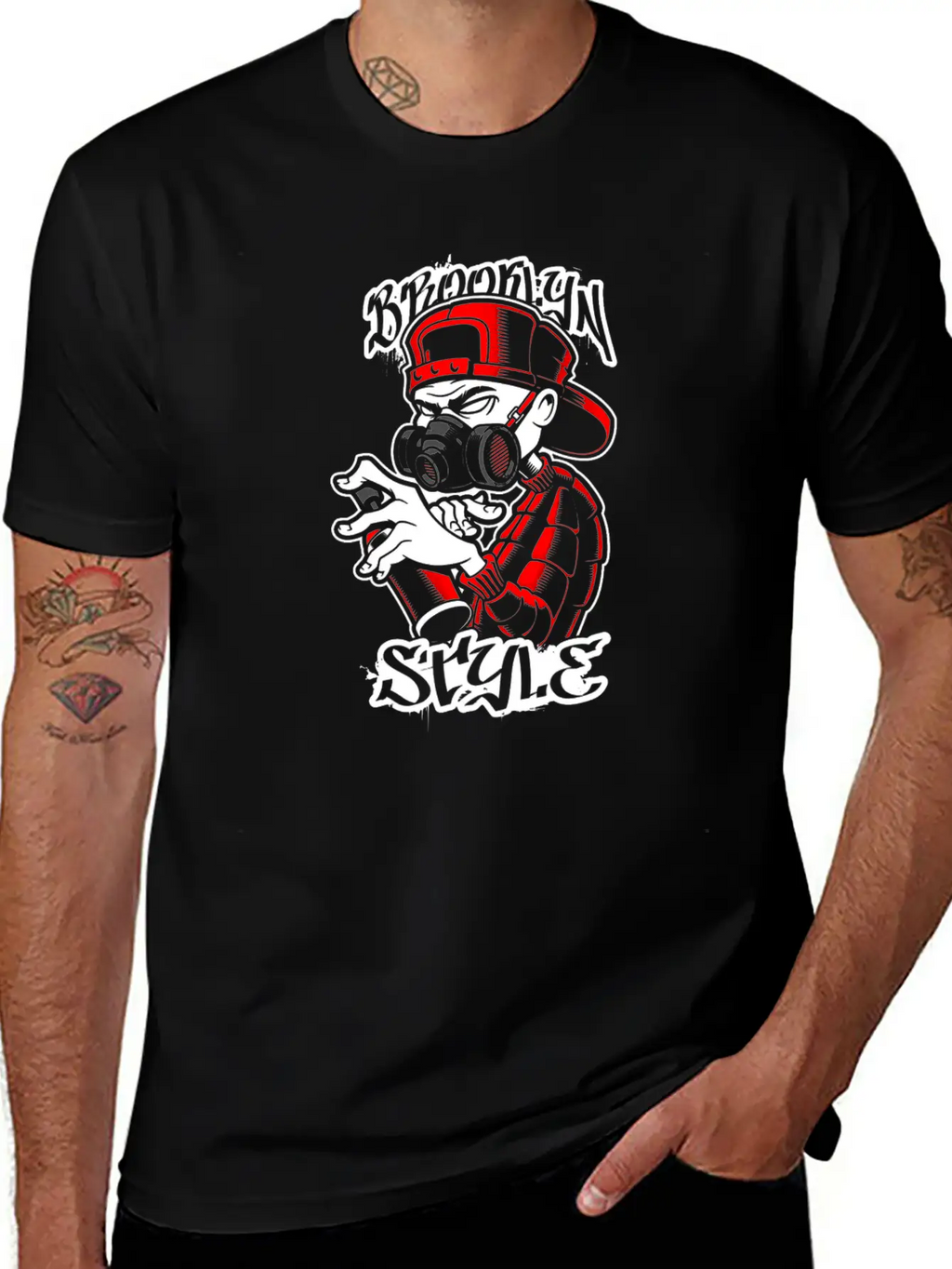 Graffiti Artist Breathable Soft Cotton T-Shirt – Timeless Casual Look