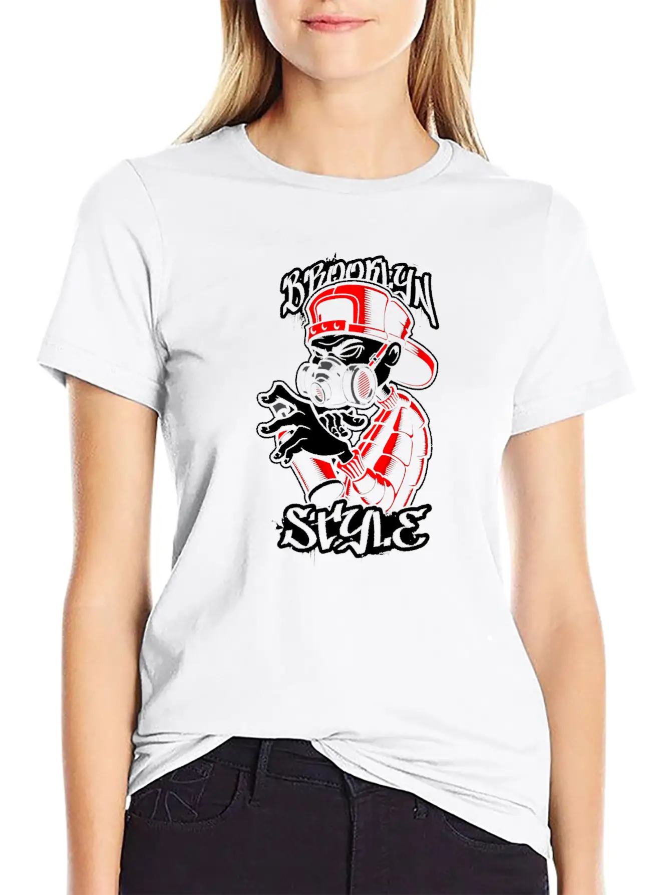 Graffiti Artist Breathable Soft Cotton T-Shirt – Timeless Casual Look