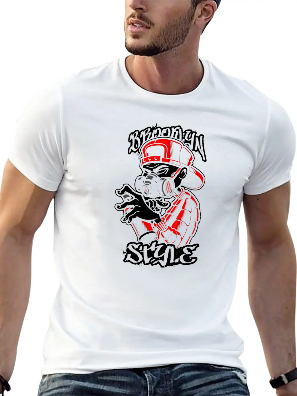 Graffiti Artist Breathable Soft Cotton T-Shirt – Timeless Casual Look