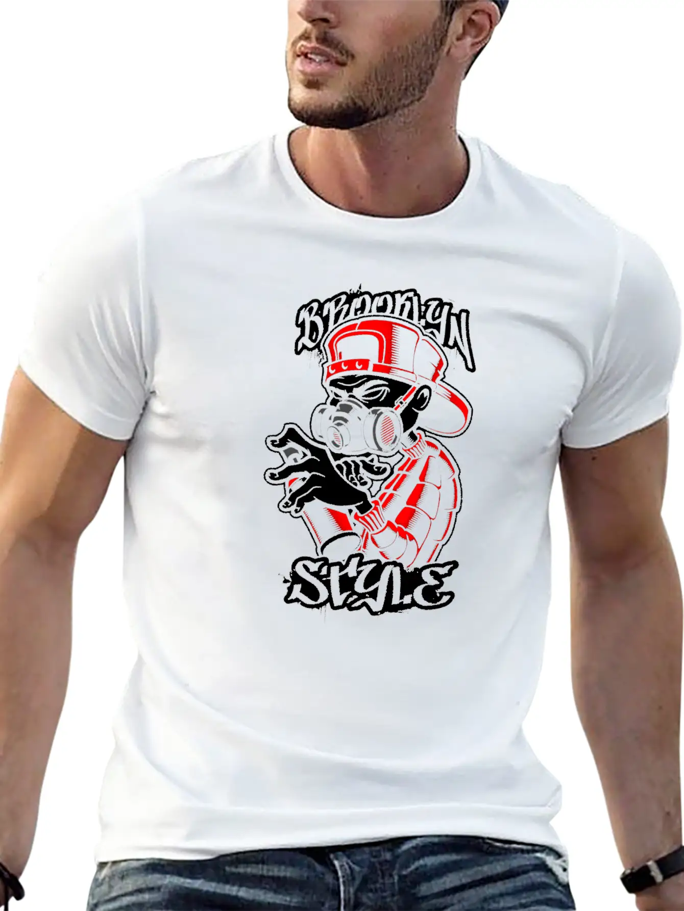 Graffiti Artist Breathable Soft Cotton T-Shirt – Timeless Casual Look