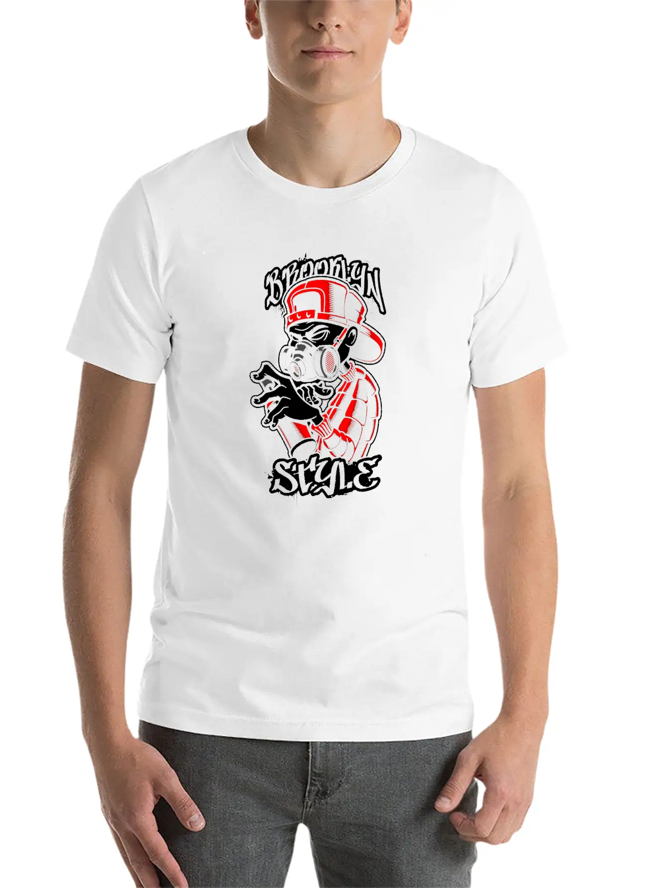 Graffiti Artist Breathable Soft Cotton T-Shirt – Timeless Casual Look