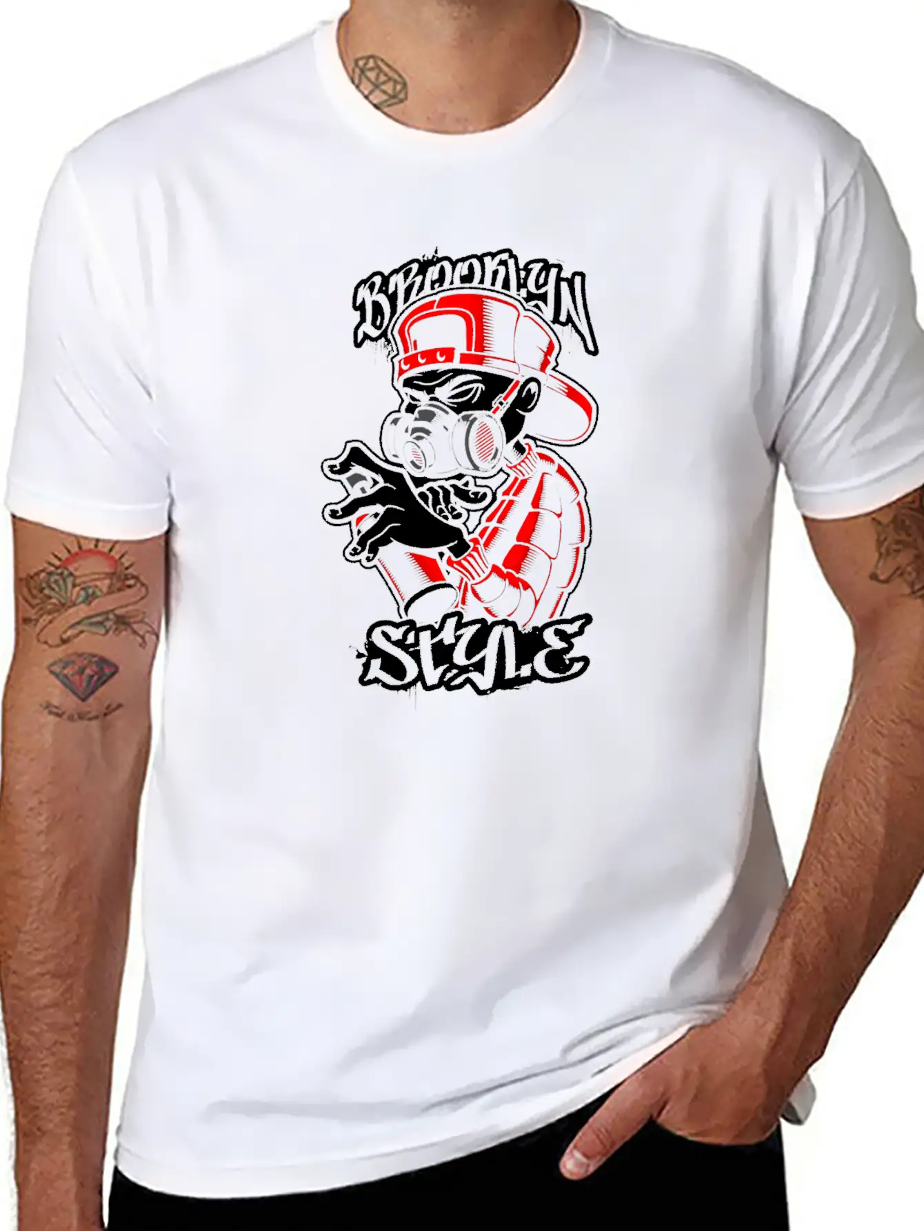 Graffiti Artist Breathable Soft Cotton T-Shirt – Timeless Casual Look