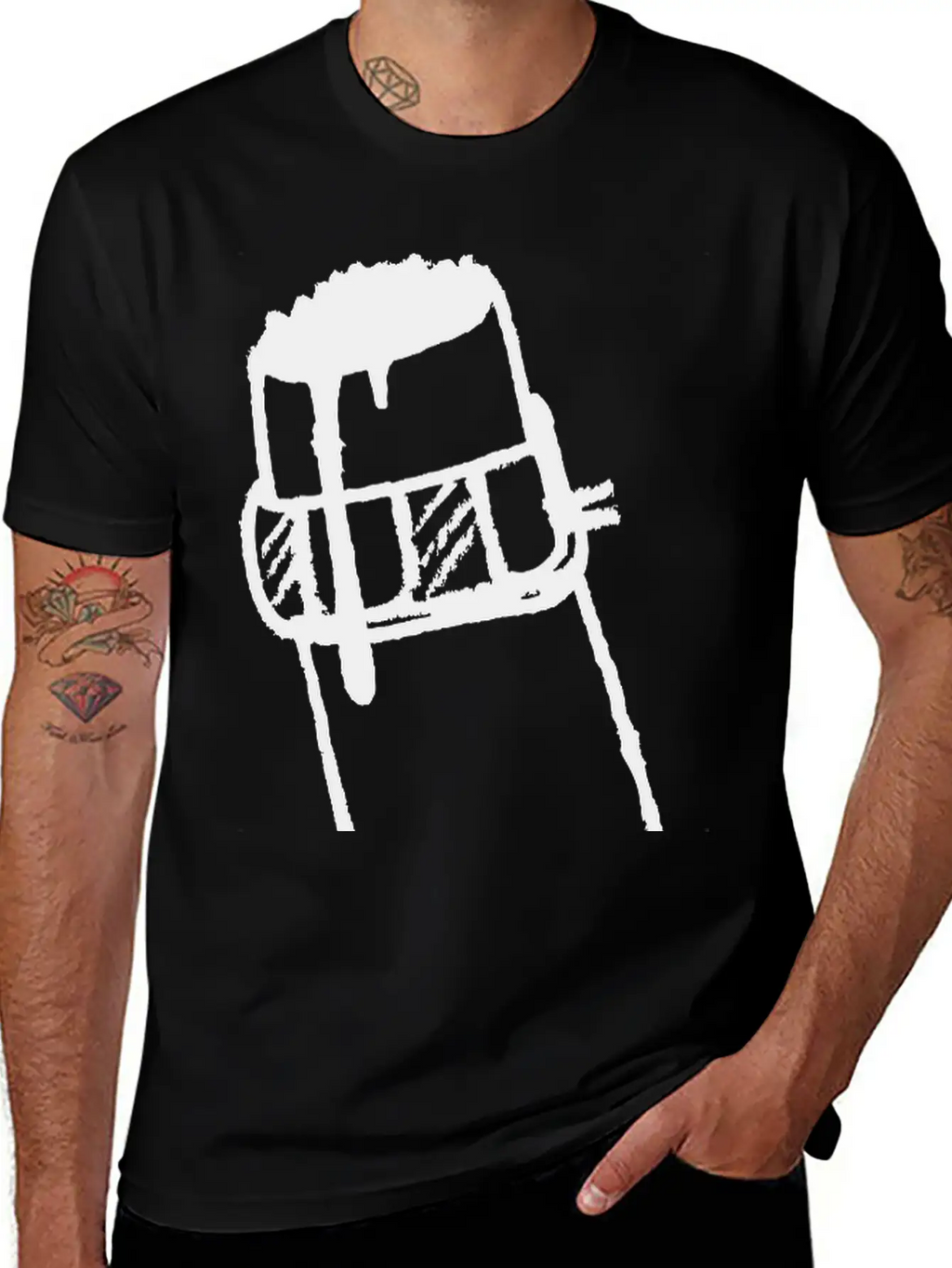 Graffiti Paint Marker Breathable Soft Cotton T-Shirt – Timeless Casual Look
