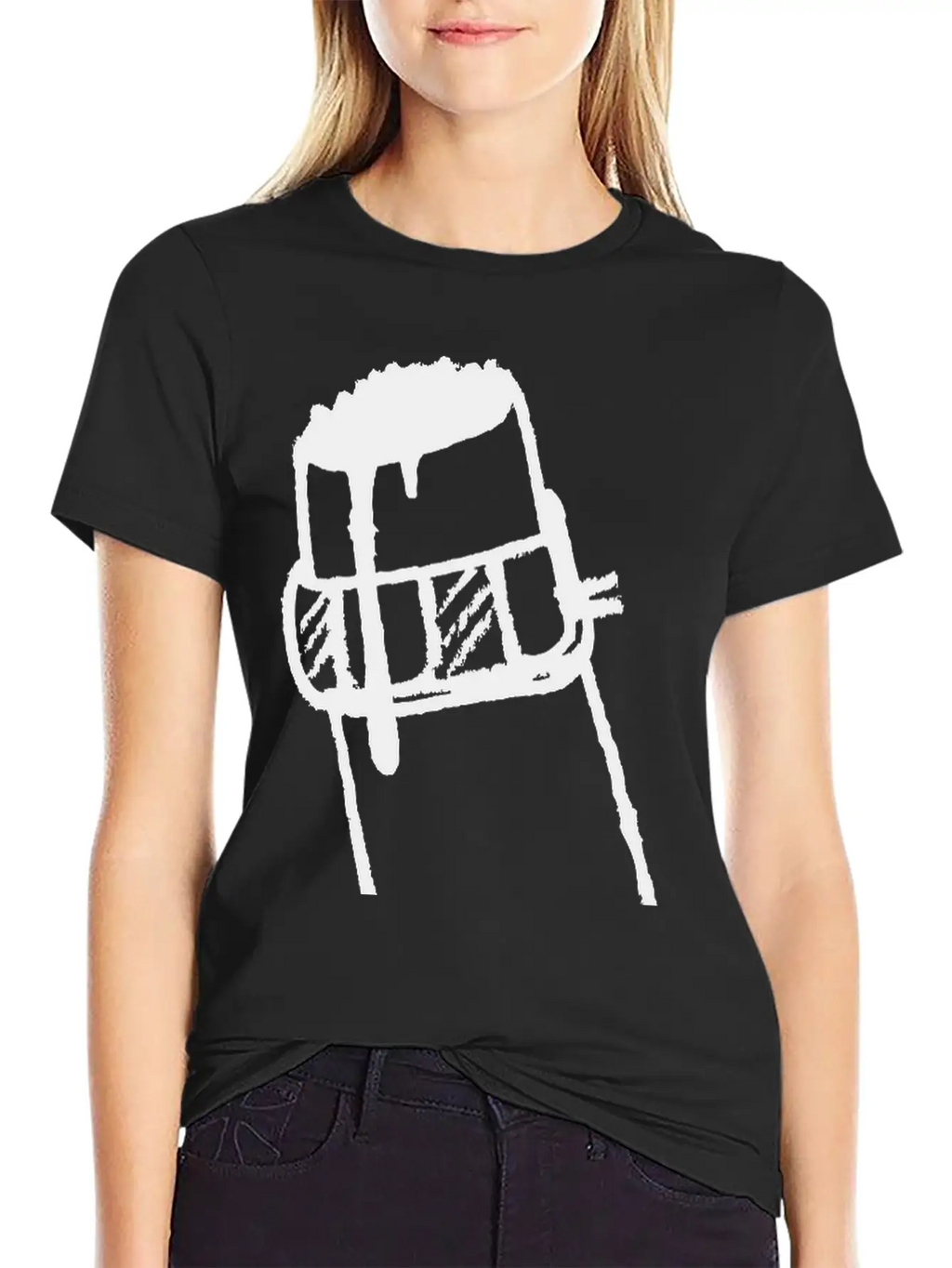 Graffiti Paint Marker Breathable Soft Cotton T-Shirt – Timeless Casual Look