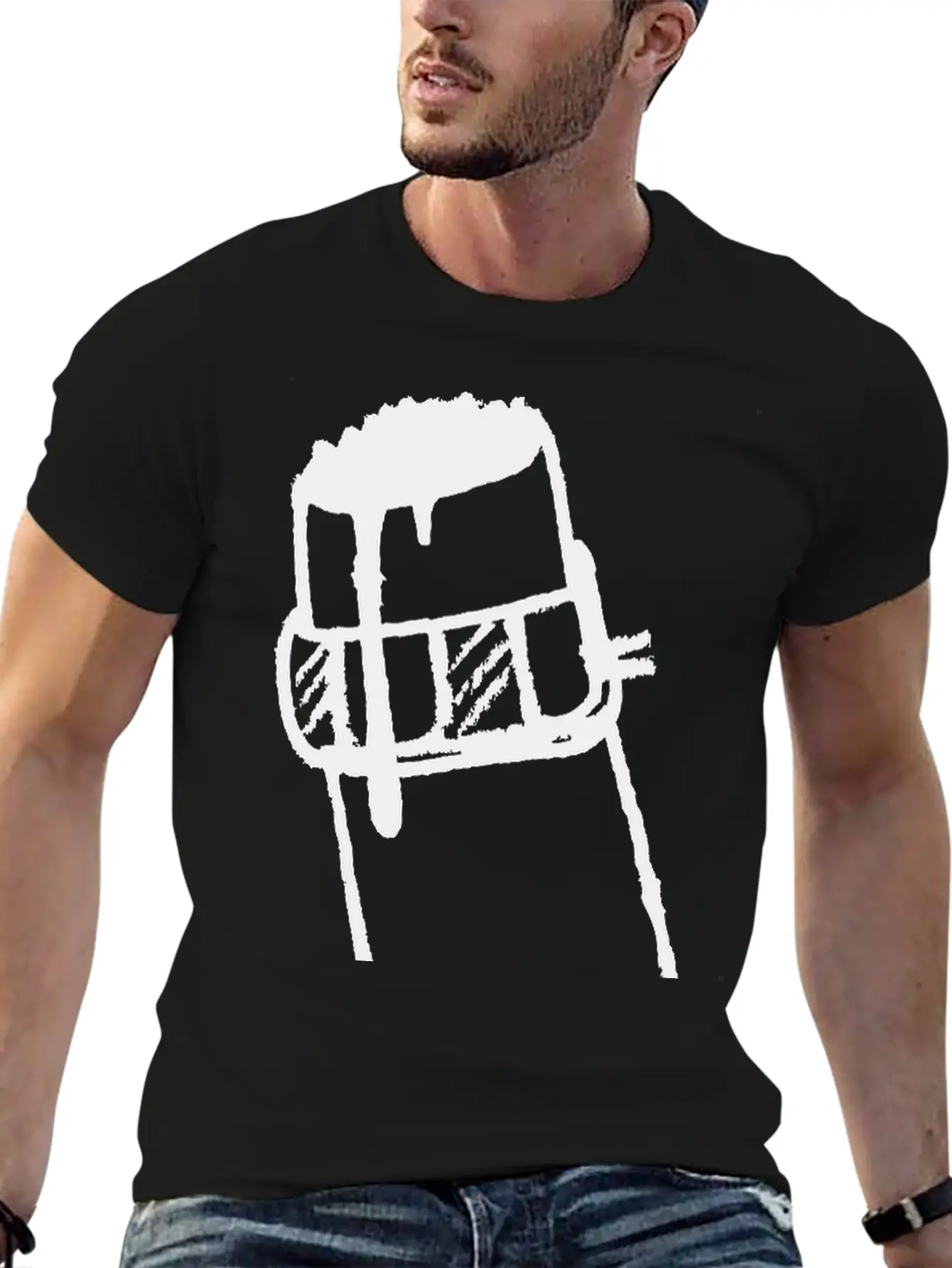 Graffiti Paint Marker Breathable Soft Cotton T-Shirt – Timeless Casual Look
